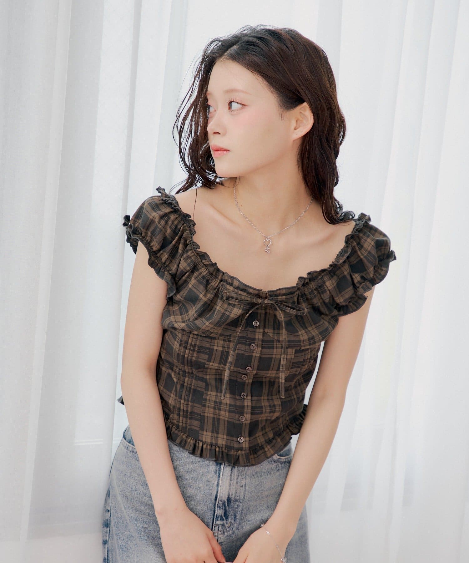 Chico(チコ) パフスリーブギャザーブラウス