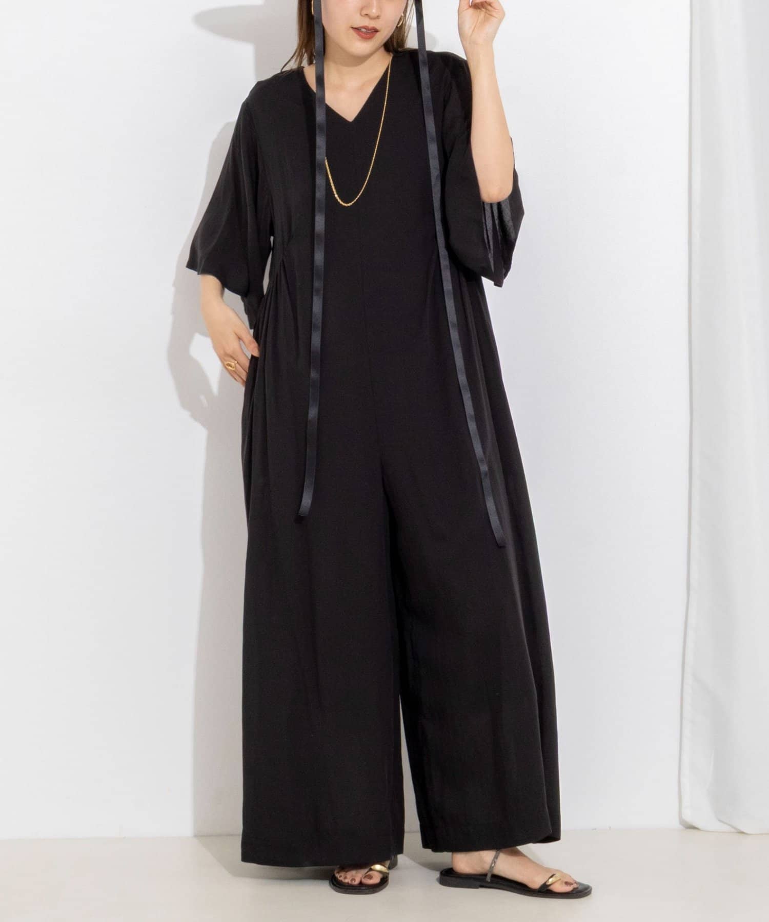 NOLLEY'S(ノーリーズ) 【WEB限定】ウォッシャブルリラクシーオールインワン