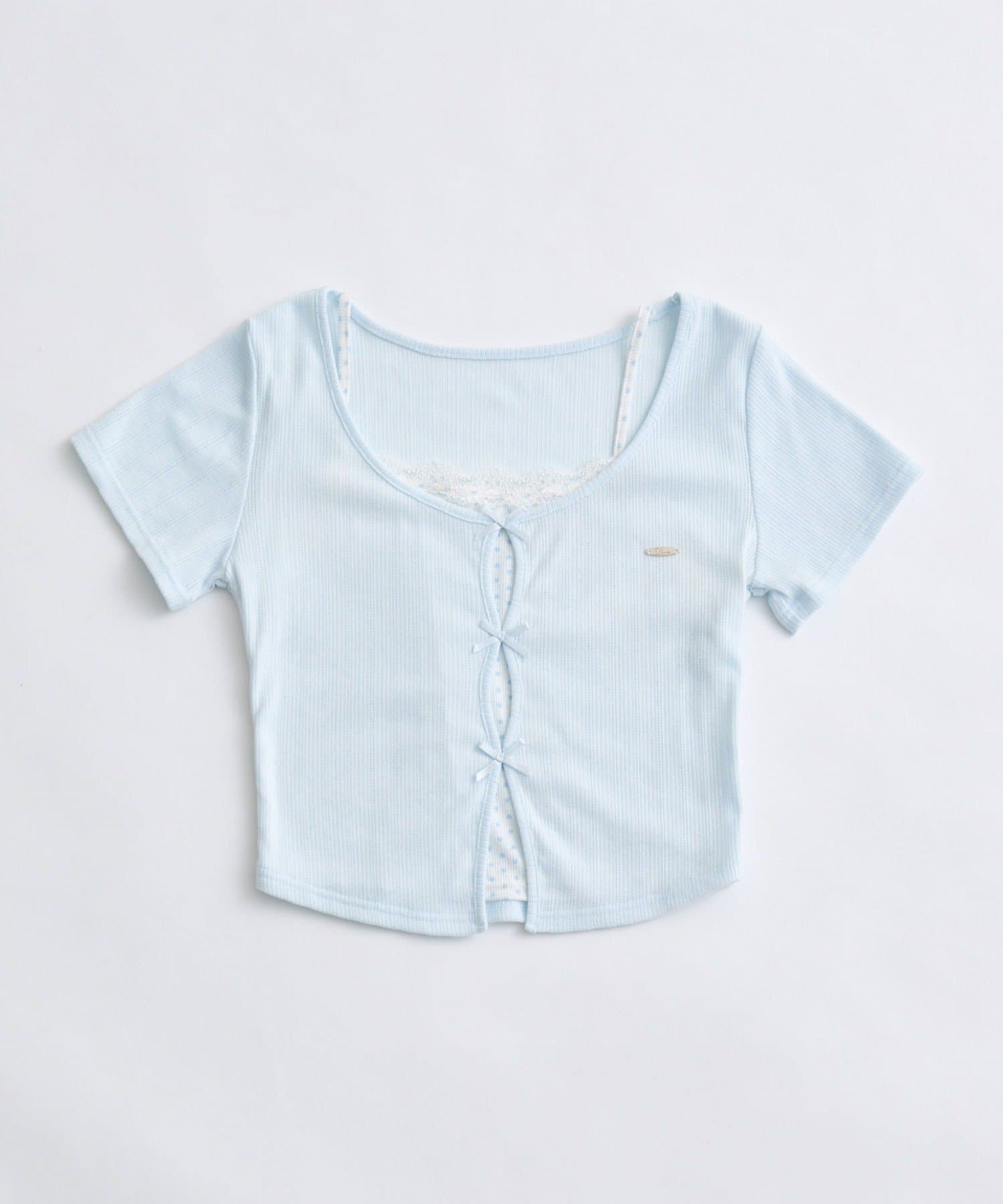 OLIVE des OLIVE(オリーブ デ オリーブ) 映え半袖トップス