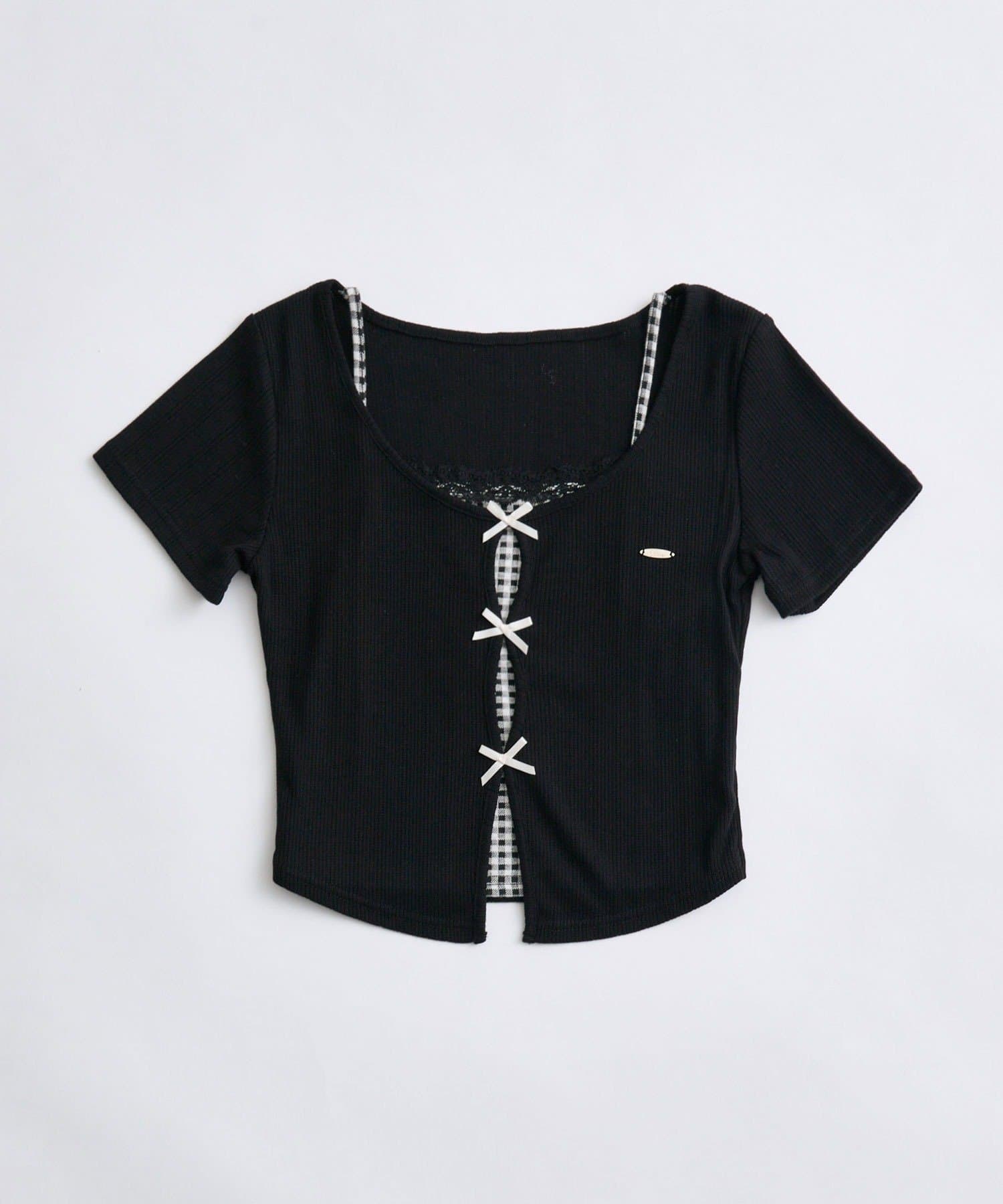 OLIVE des OLIVE(オリーブ デ オリーブ) 映え半袖トップス