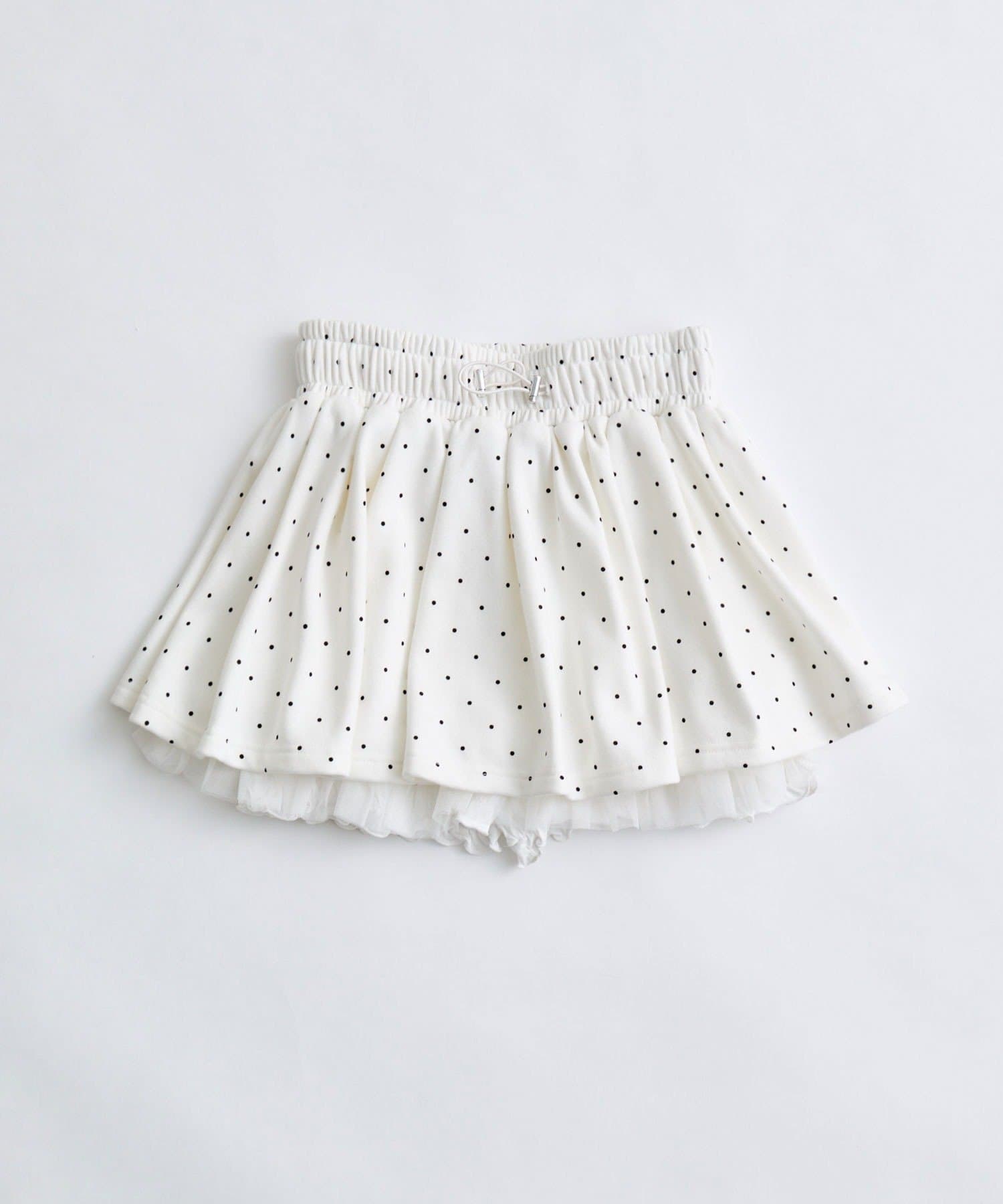 OLIVE des OLIVE(オリーブ デ オリーブ) 裾チュールミニスカート