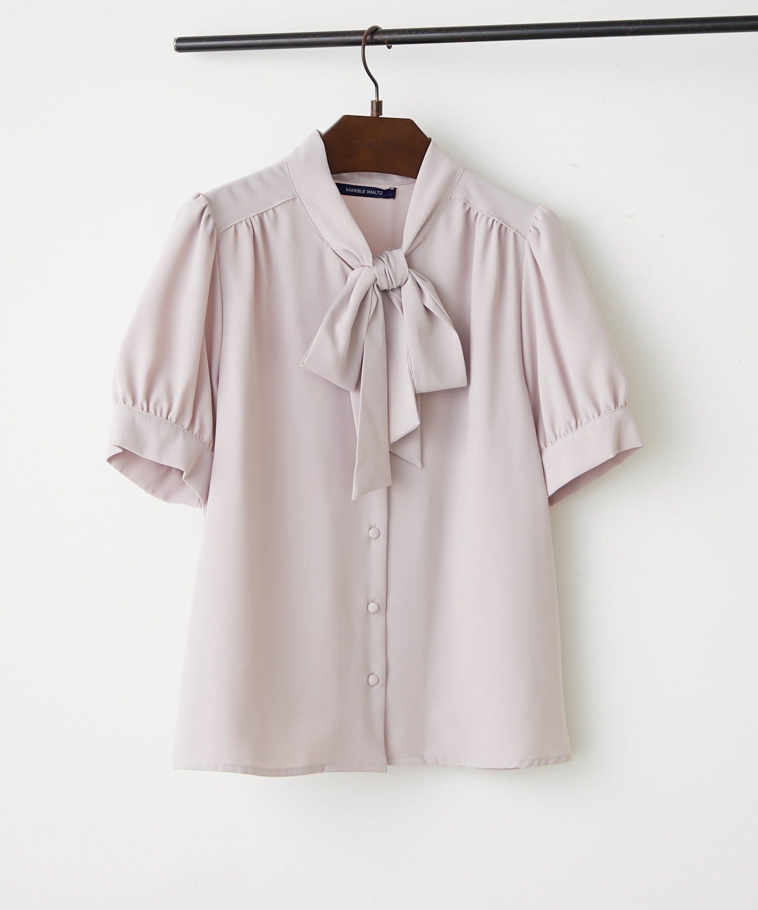 NICE CLAUP / OLIVE des OLIVE OUTLET(ナイスクラップ  / オリーブ デ オリーブ アウトレット) 【OUTLET限定】【continuer】リボンブラウス