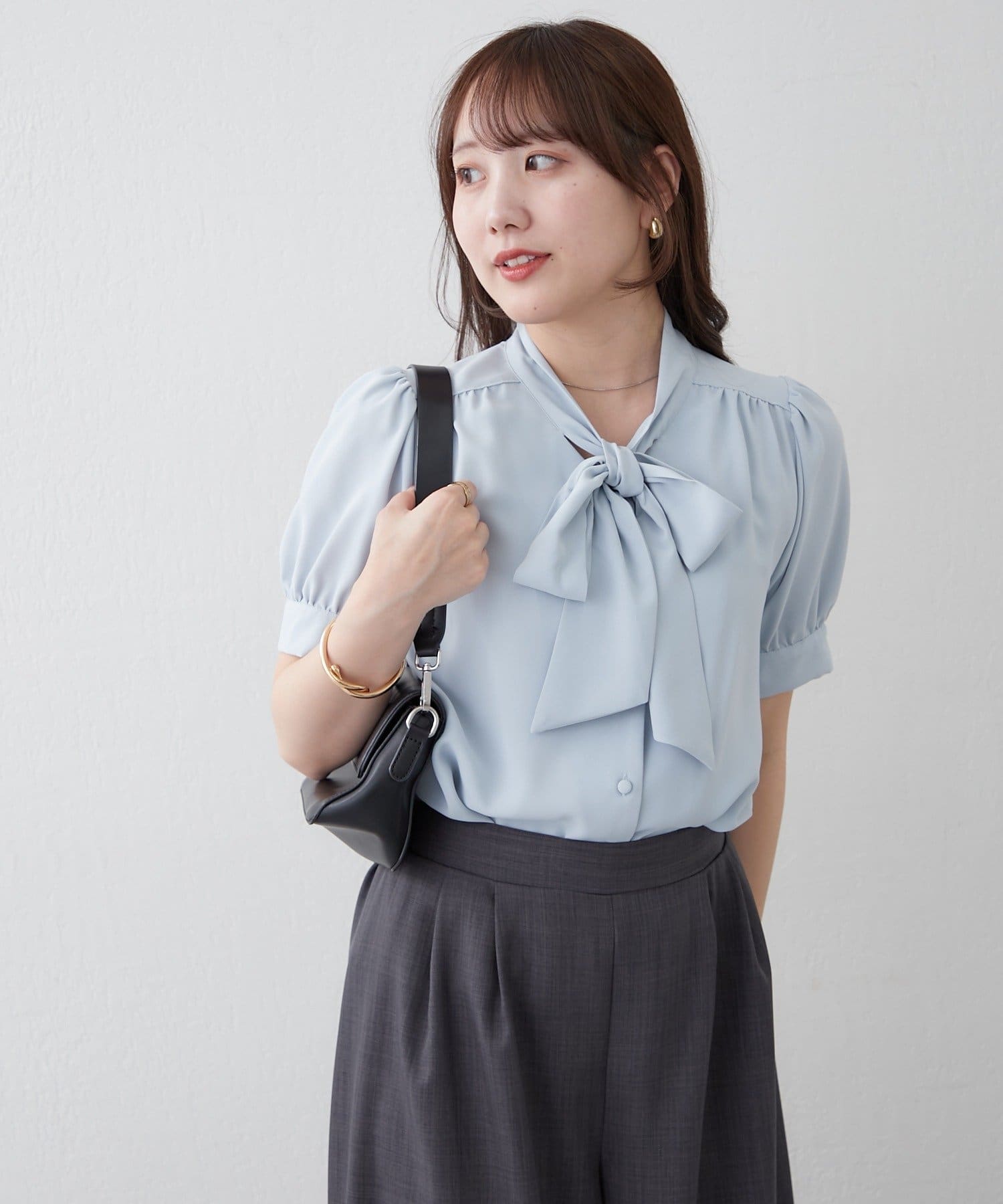 OUTLET限定】【RMAF】リボンブラウス | NICE CLAUP / OLIVE des OLIVE