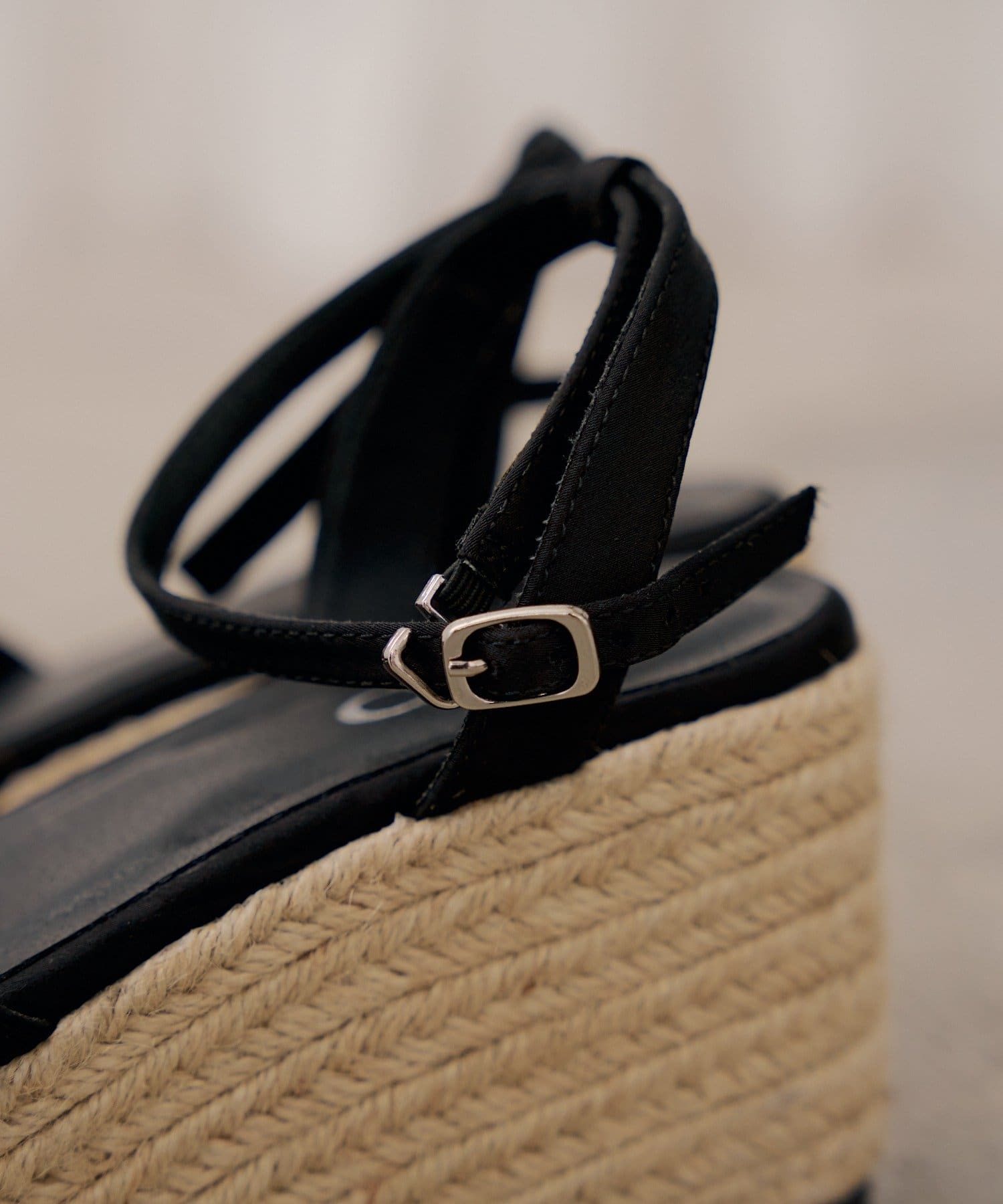 Chico(チコ) 厚底ジュートリボンサンダル