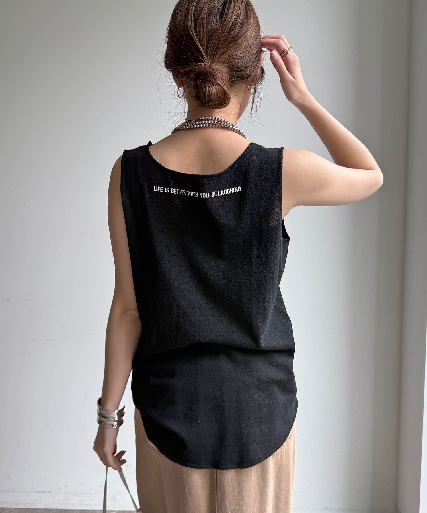 DOUDOU(ドゥドゥ) 【WEB限定】ニットタンク