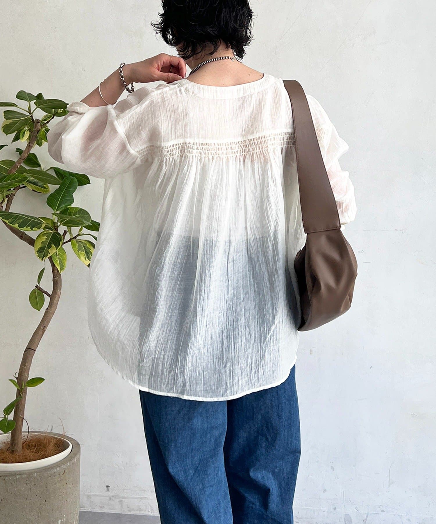 un dix cors(アンディコール) シアーマルチWAYシャツ