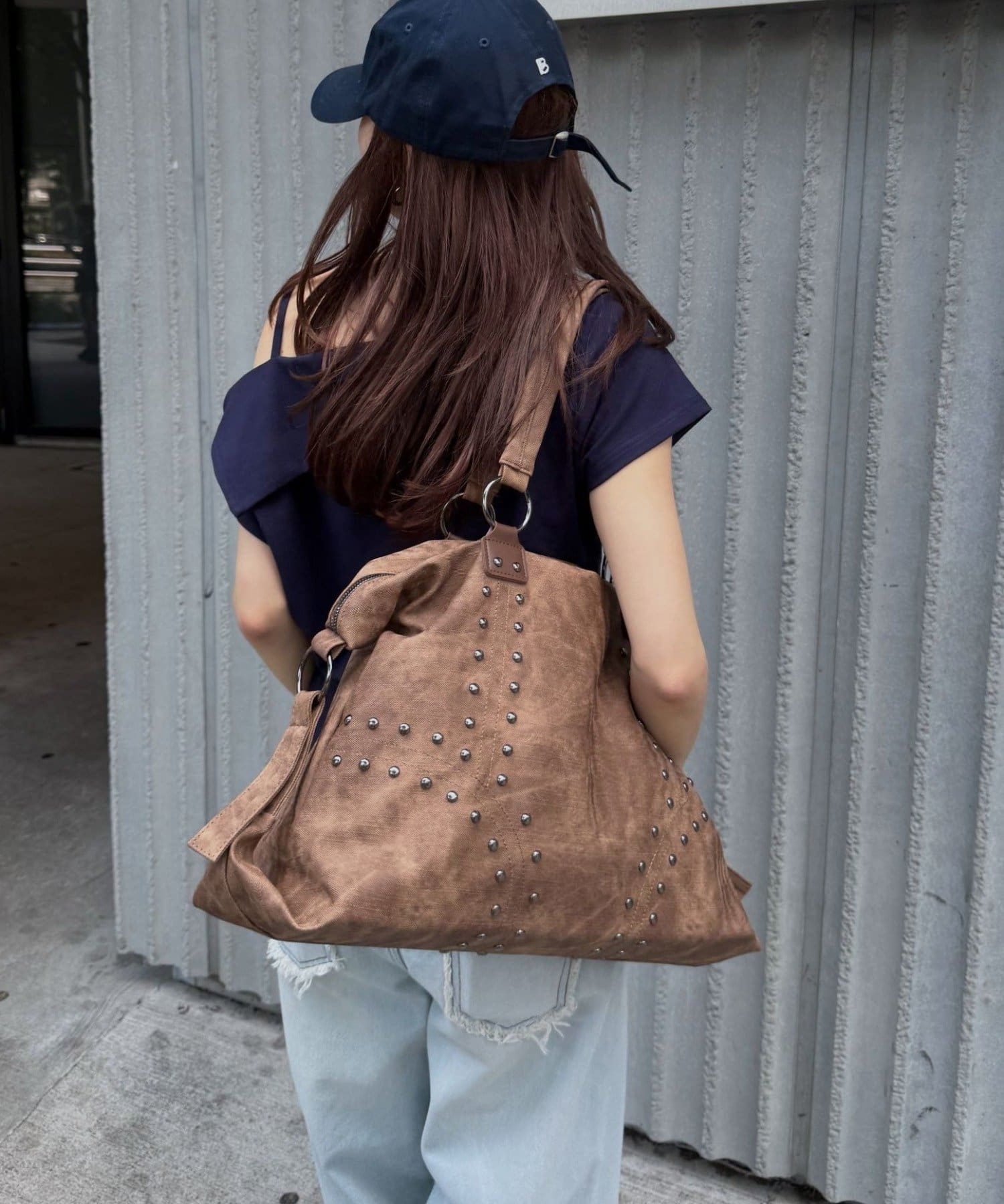 mline(エムライン) [mline]スタッズボストンバッグ