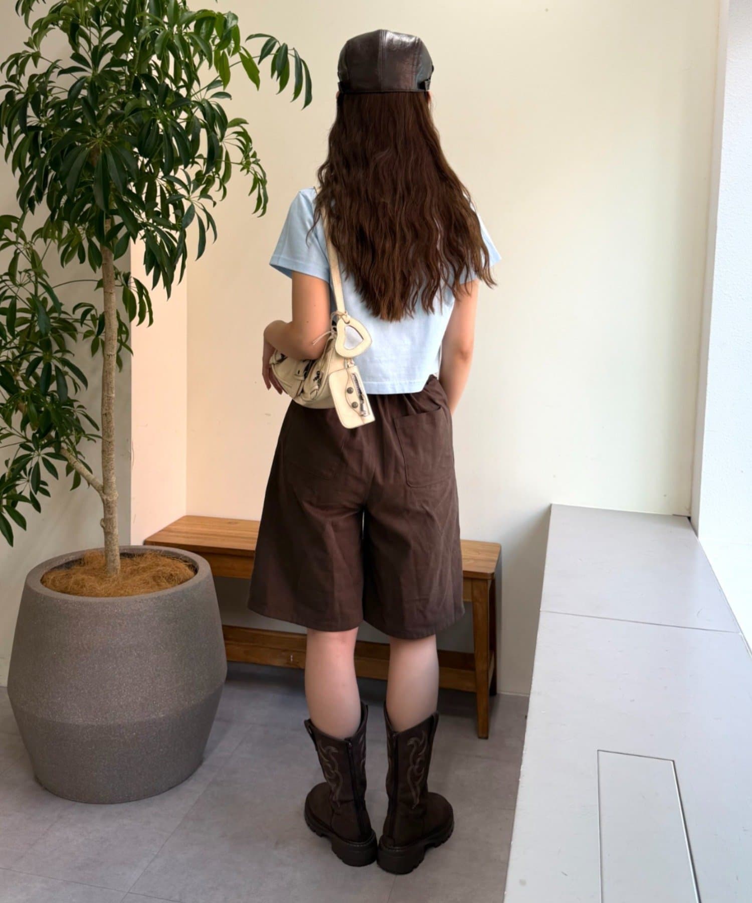 w closet(ダブルクローゼット) 【新色SAX登場！】チューリップTシャツ　夏服