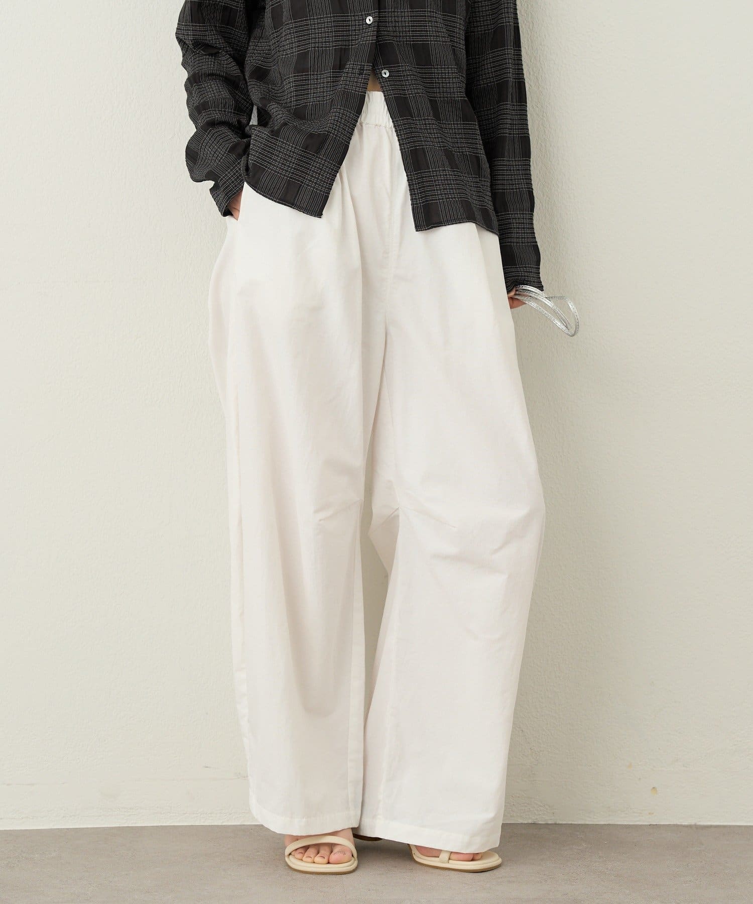 Omekashi(オメカシ) 【4/14(火)12:00予約スタート！】バレルイージーパンツ