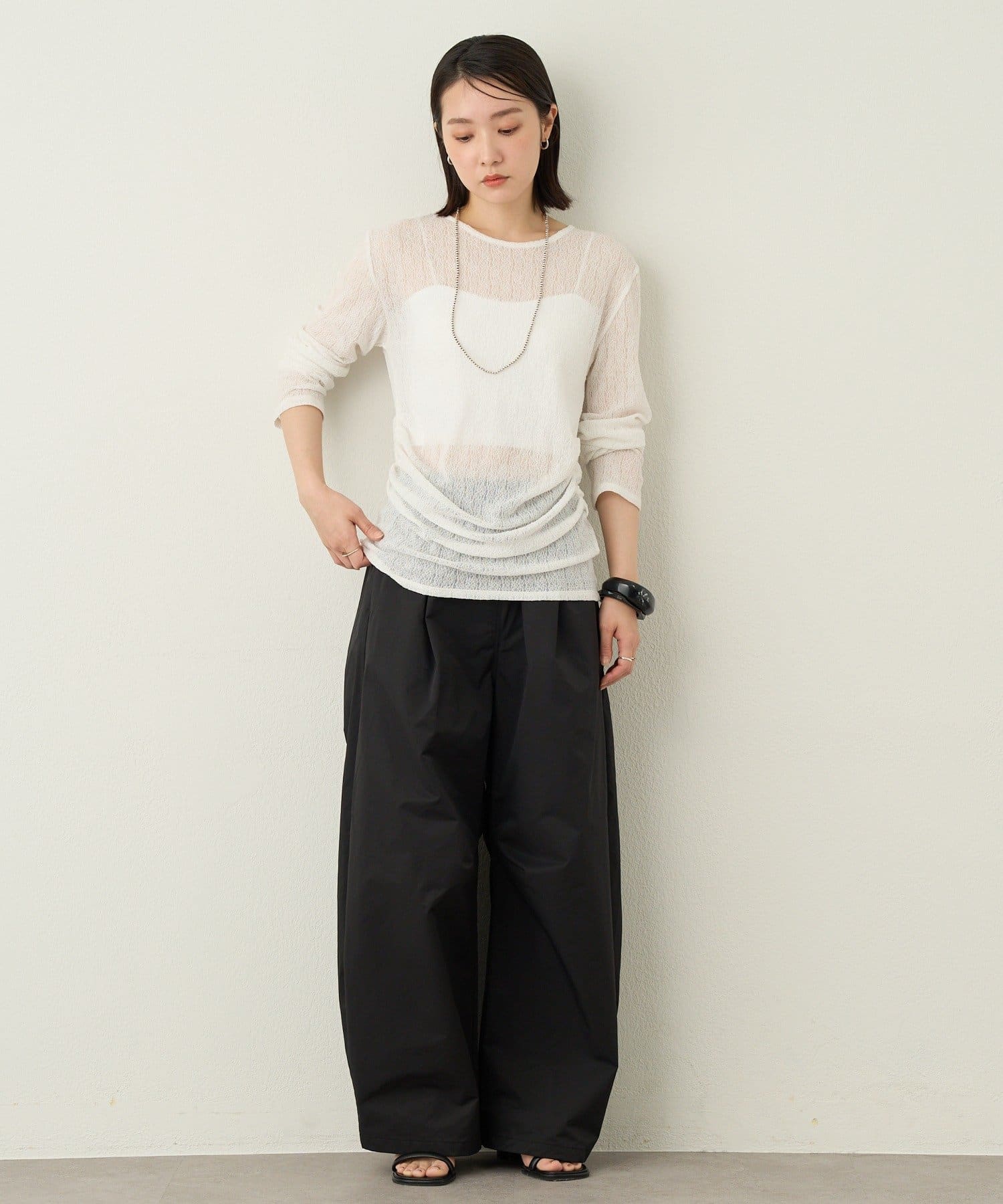 Omekashi(オメカシ) 【大人気のパンツがアップデートして新登場！】バレルイージーパンツ