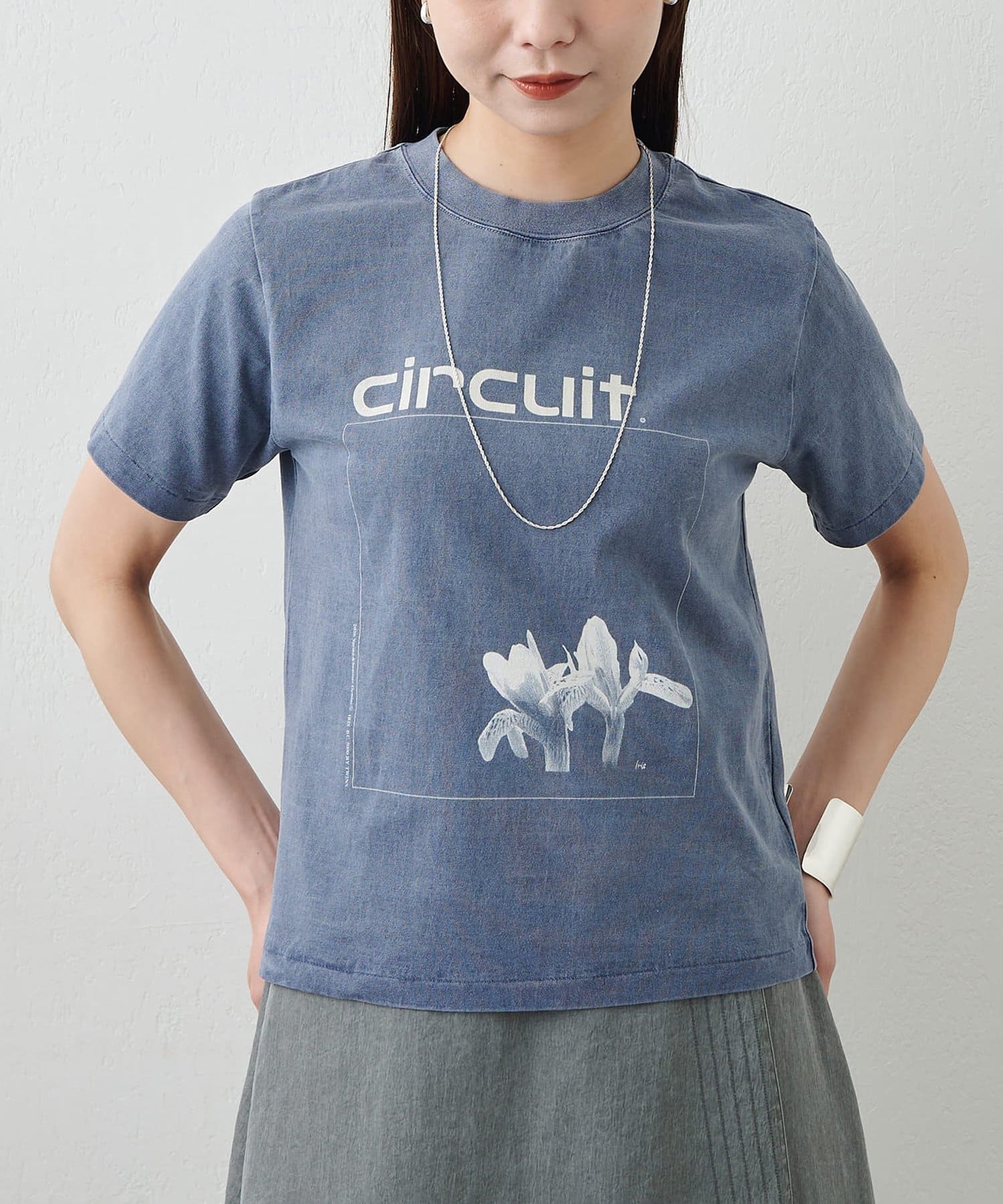 Whim Gazette(ウィム ガゼット) 【GEMINI】FLOWER Tシャツ
