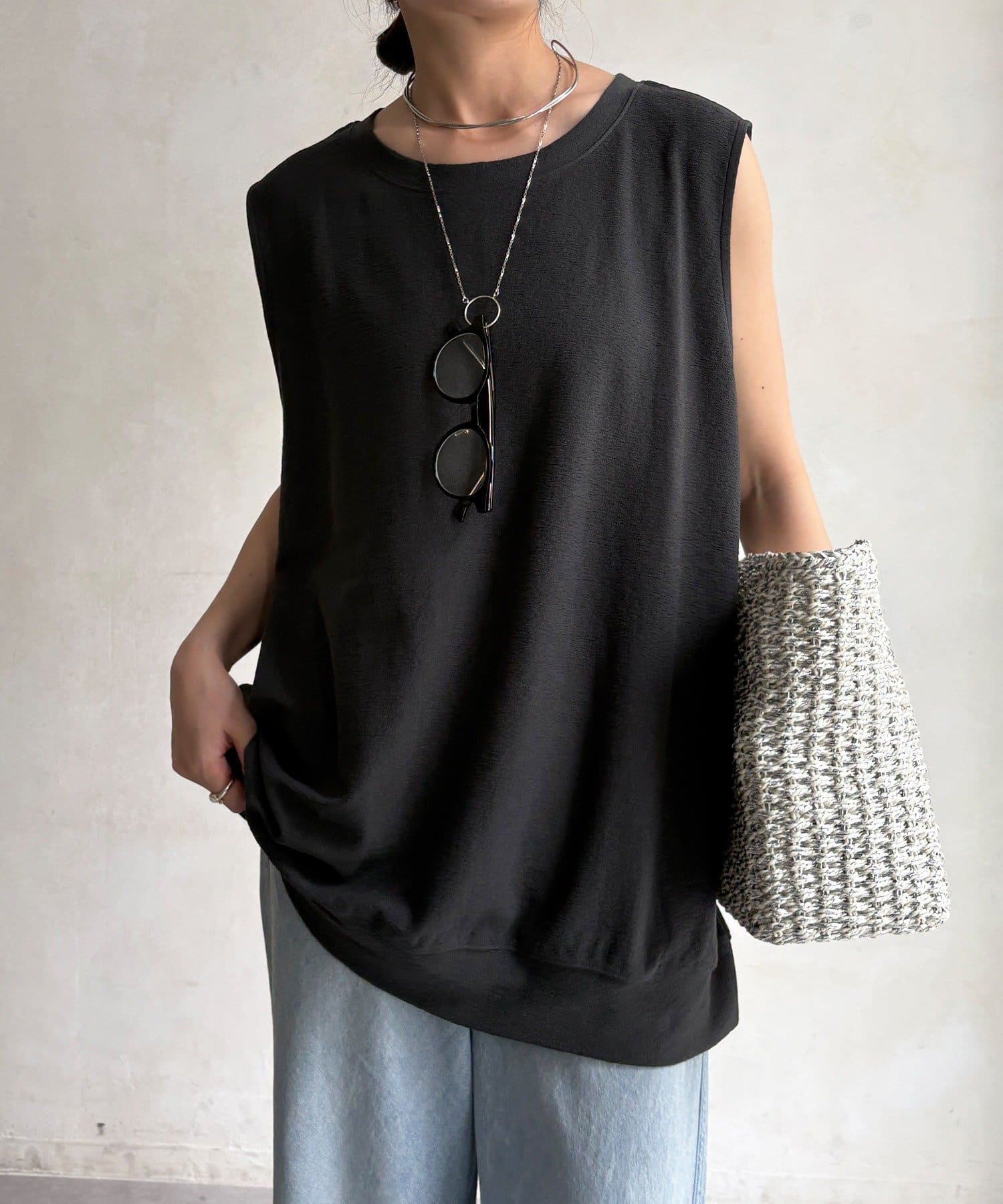 DOUDOU(ドゥドゥ) クールタッチタンクプルオーバー