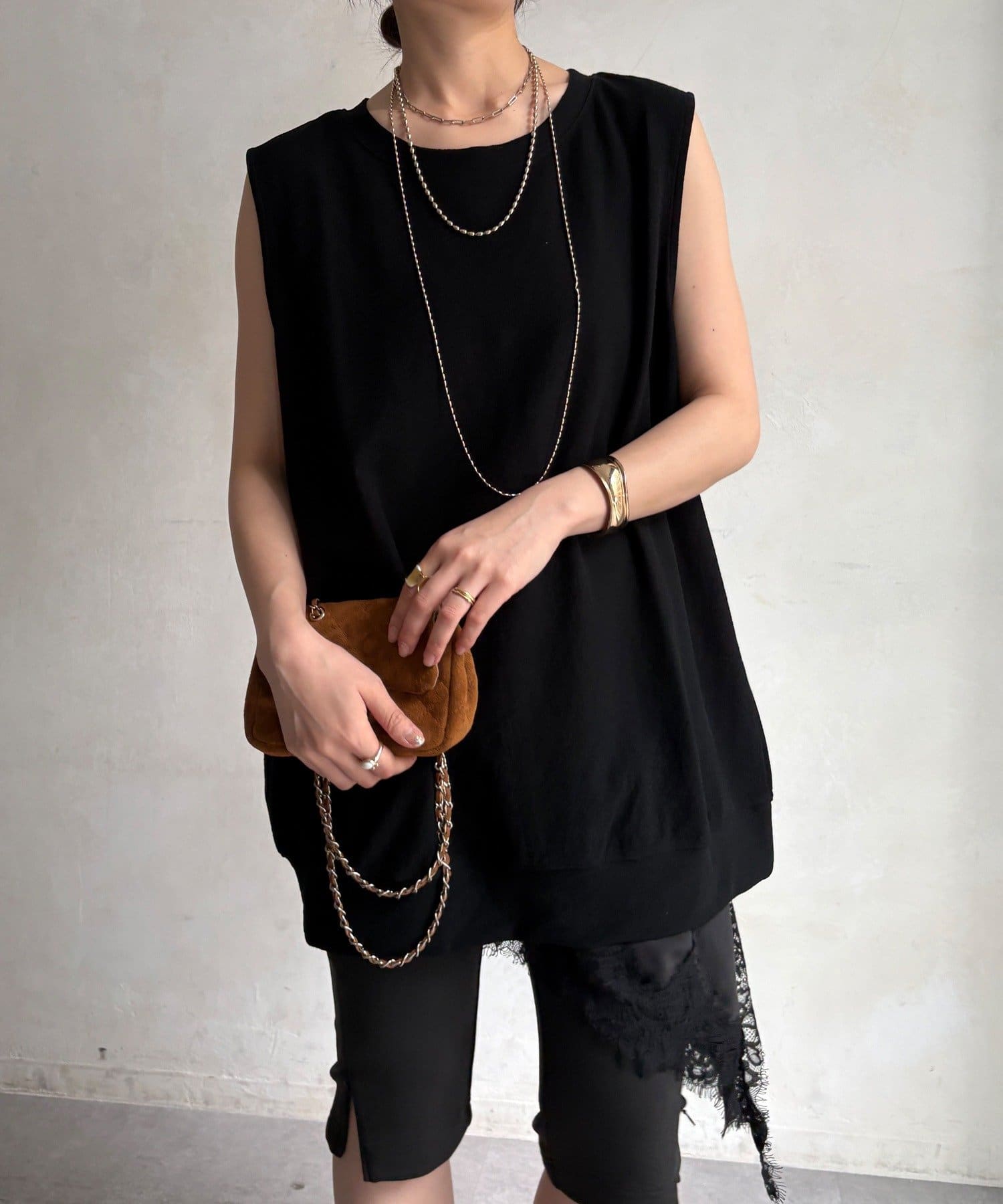 DOUDOU(ドゥドゥ) クールタッチタンクプルオーバー