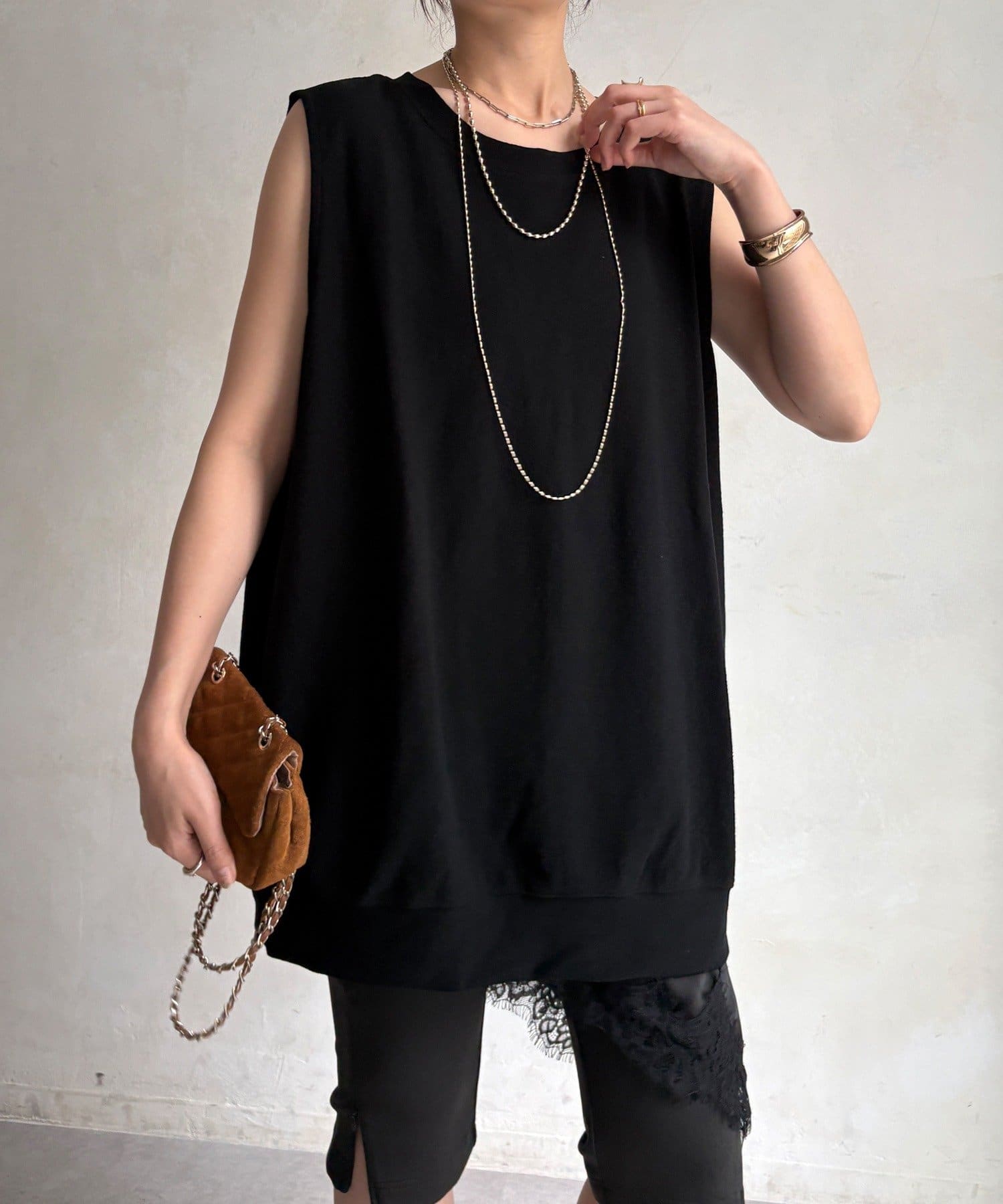 DOUDOU(ドゥドゥ) クールタッチタンクプルオーバー