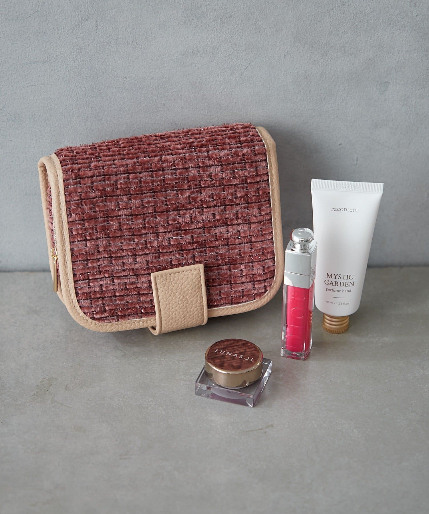 BIRTHDAY BAR(バースデイバー) Tweed Tissue In Pouch ティッシュインポーチ