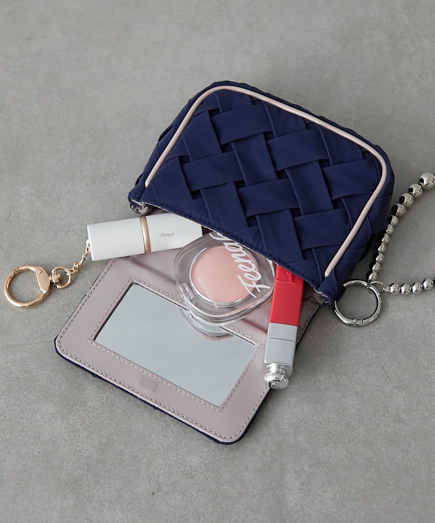 BIRTHDAY BAR(バースデイバー) Suede Tissue Pocket Charm Pouch チャームポーチ
