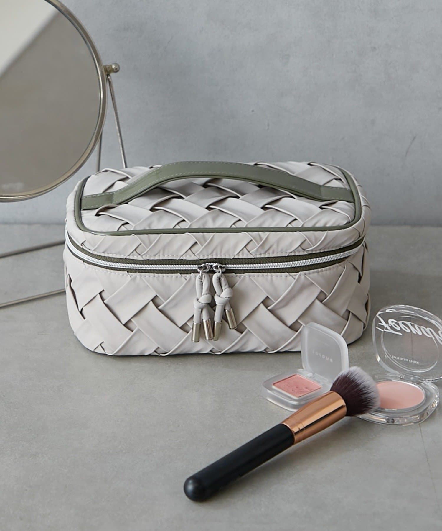BIRTHDAY BAR(バースデイバー) Suede Vanity Pouch バニティポーチ