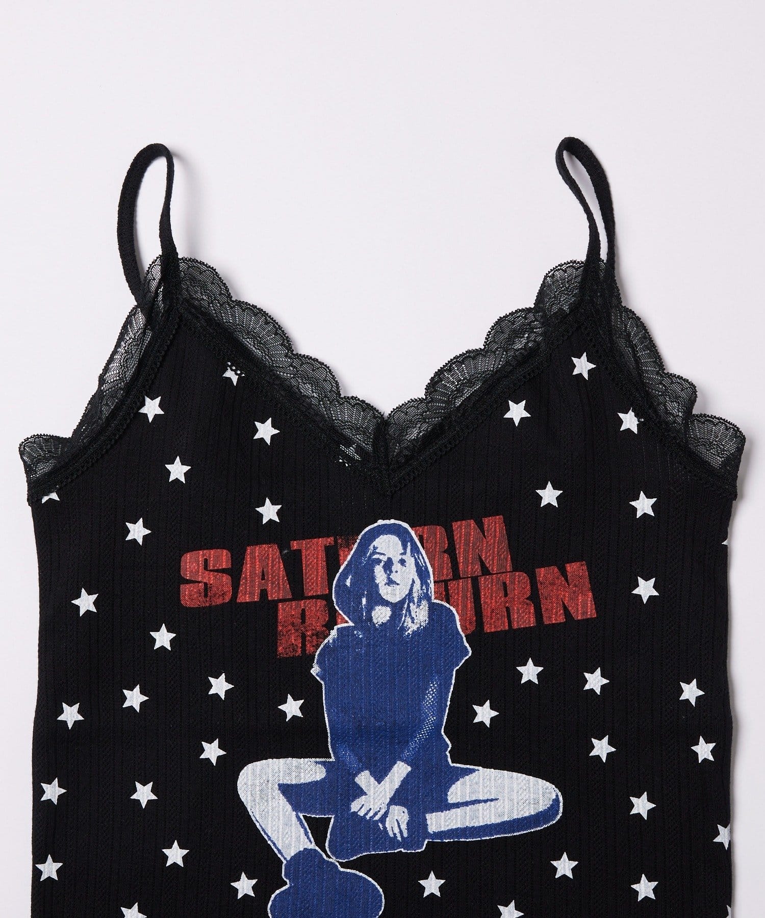 WHO’S WHO gallery(フーズフーギャラリー) 【WEB限定】シャーロットパターンメッシュスターキャミ