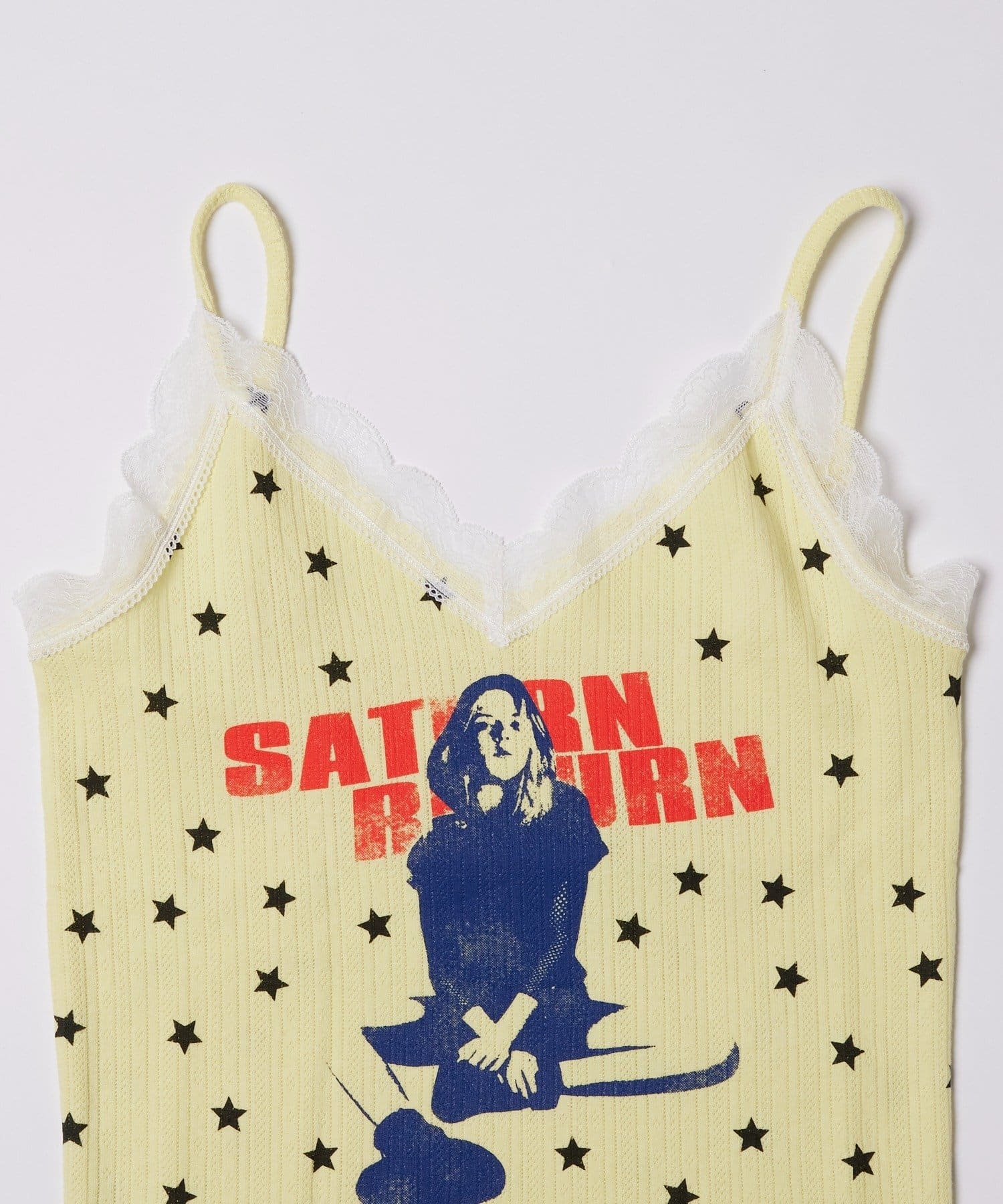 WHO’S WHO gallery(フーズフーギャラリー) 【WEB限定】シャーロットパターンメッシュスターキャミ