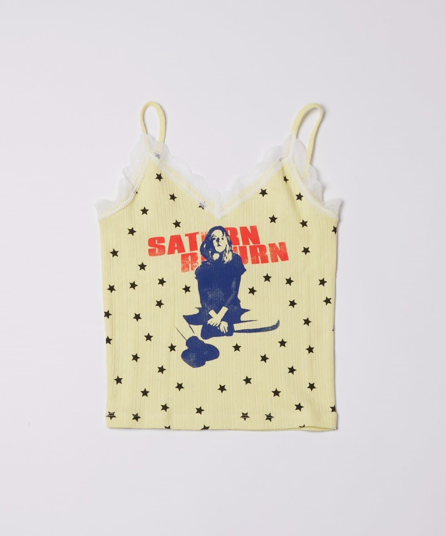 WHO’S WHO gallery(フーズフーギャラリー) 【WEB限定】シャーロットパターンメッシュスターキャミ