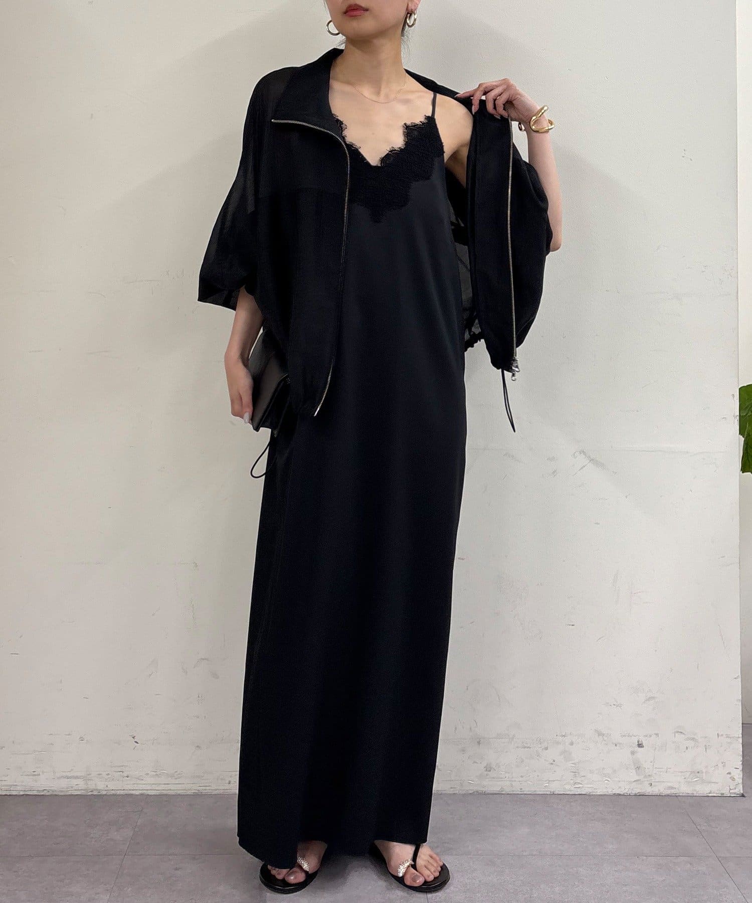 GALLARDAGALANTE(ガリャルダガランテ) レースキャミワンピ