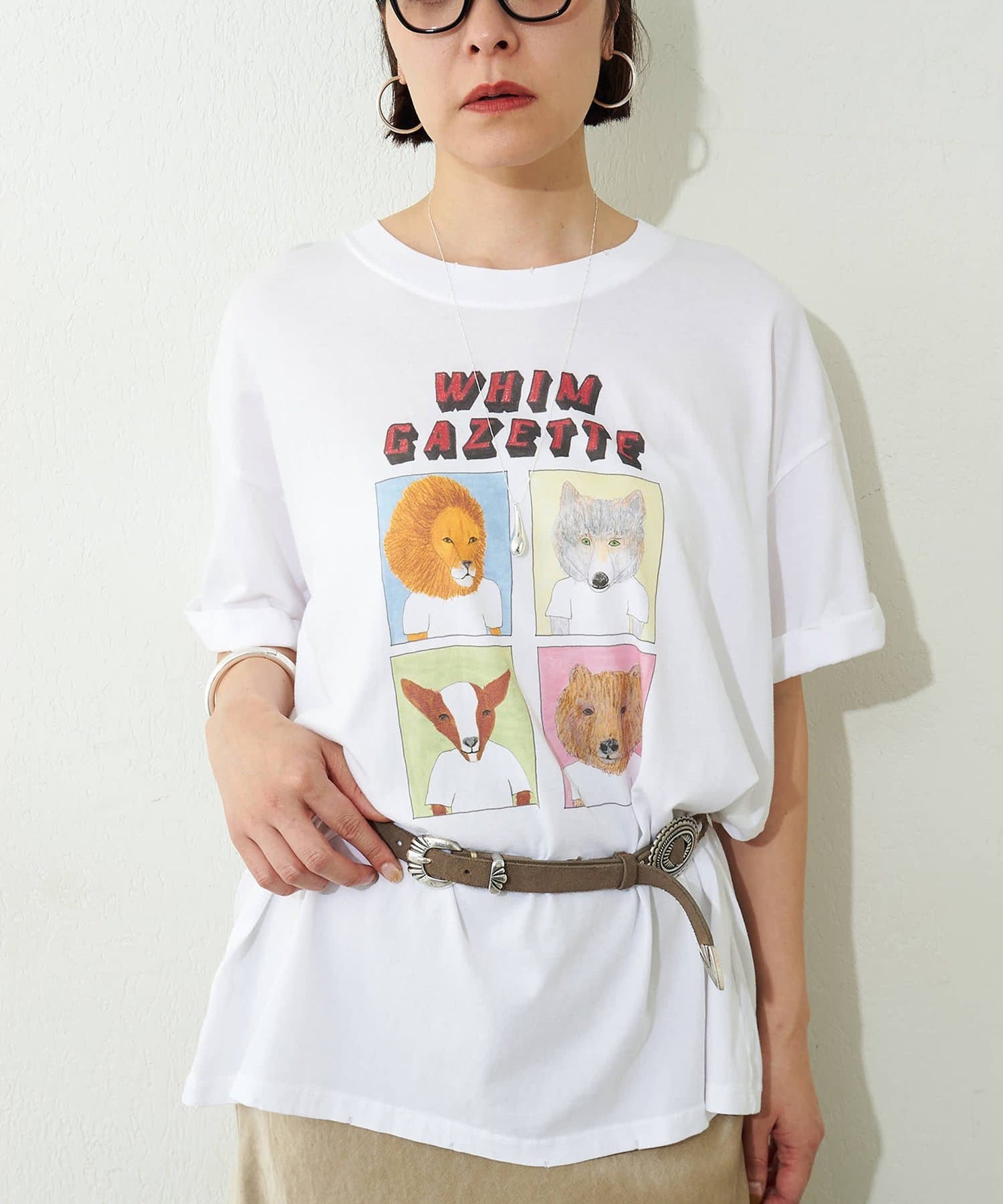 Whim Gazette(ウィム ガゼット) 【UNFORTUNATE PORTRAIT】別注WHIM TEE