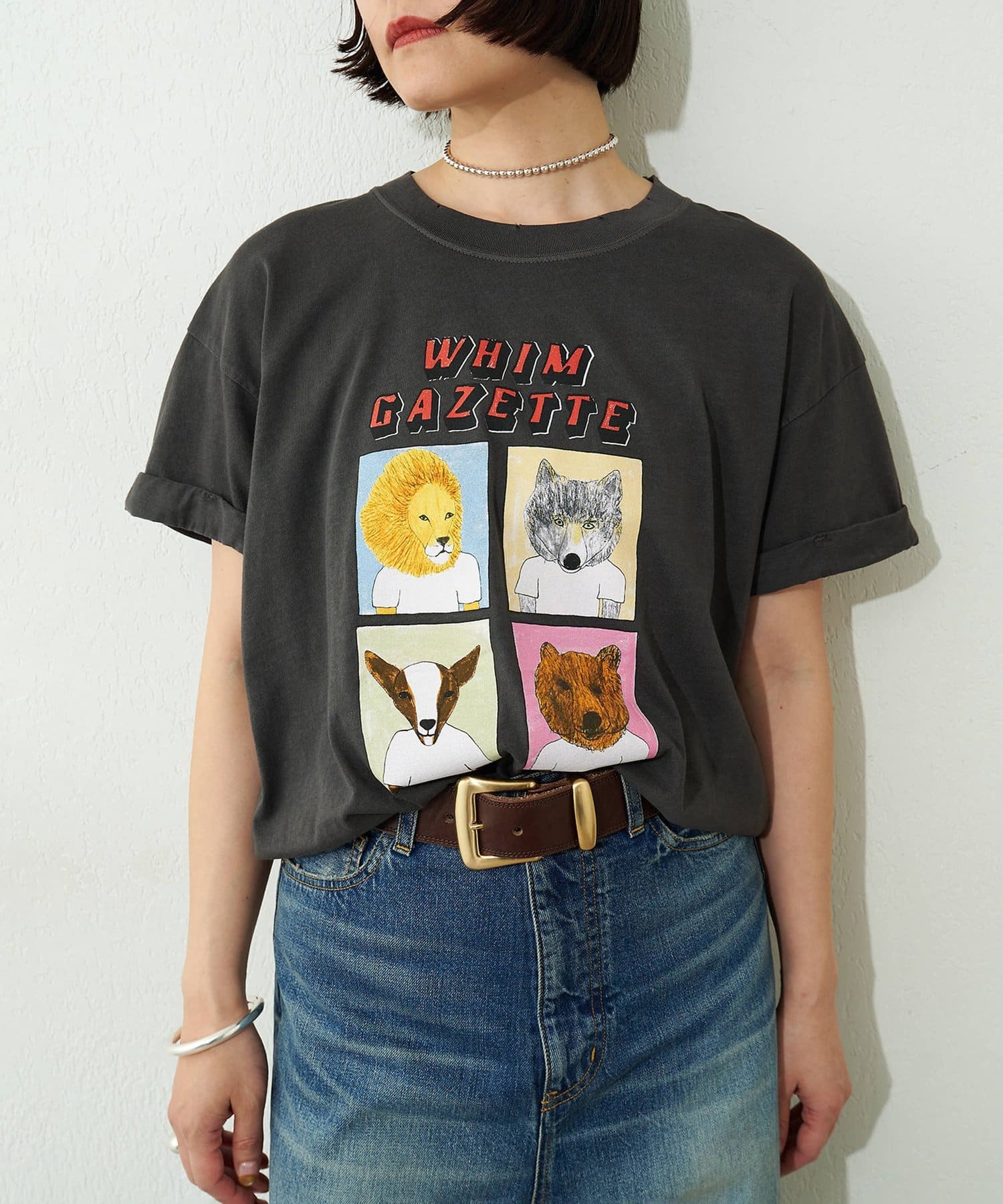 Whim Gazette(ウィム ガゼット) 【UNFORTUNATE PORTRAIT】別注WHIM TEE