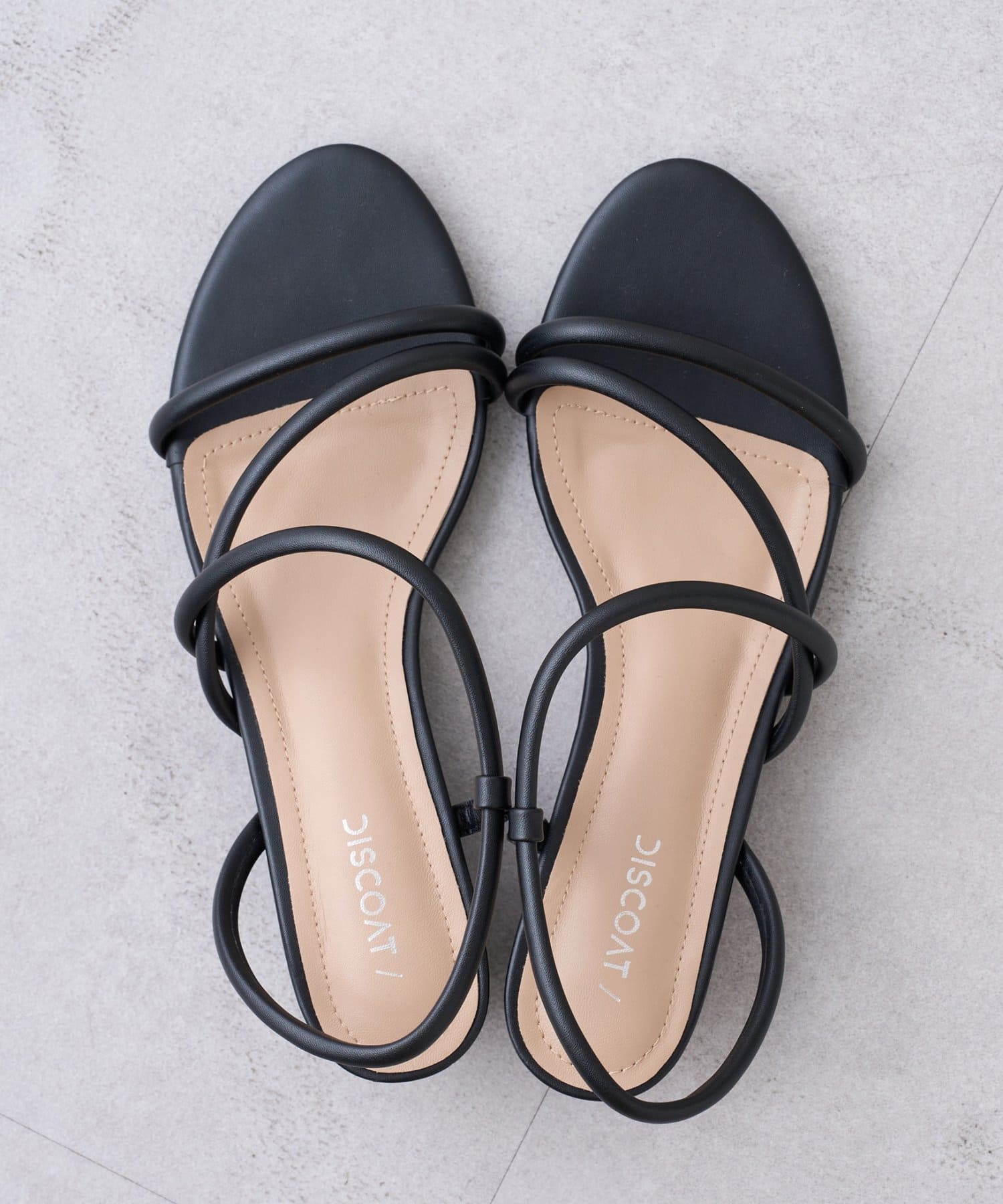 DISCOAT(ディスコート) チューブストラップサンダル