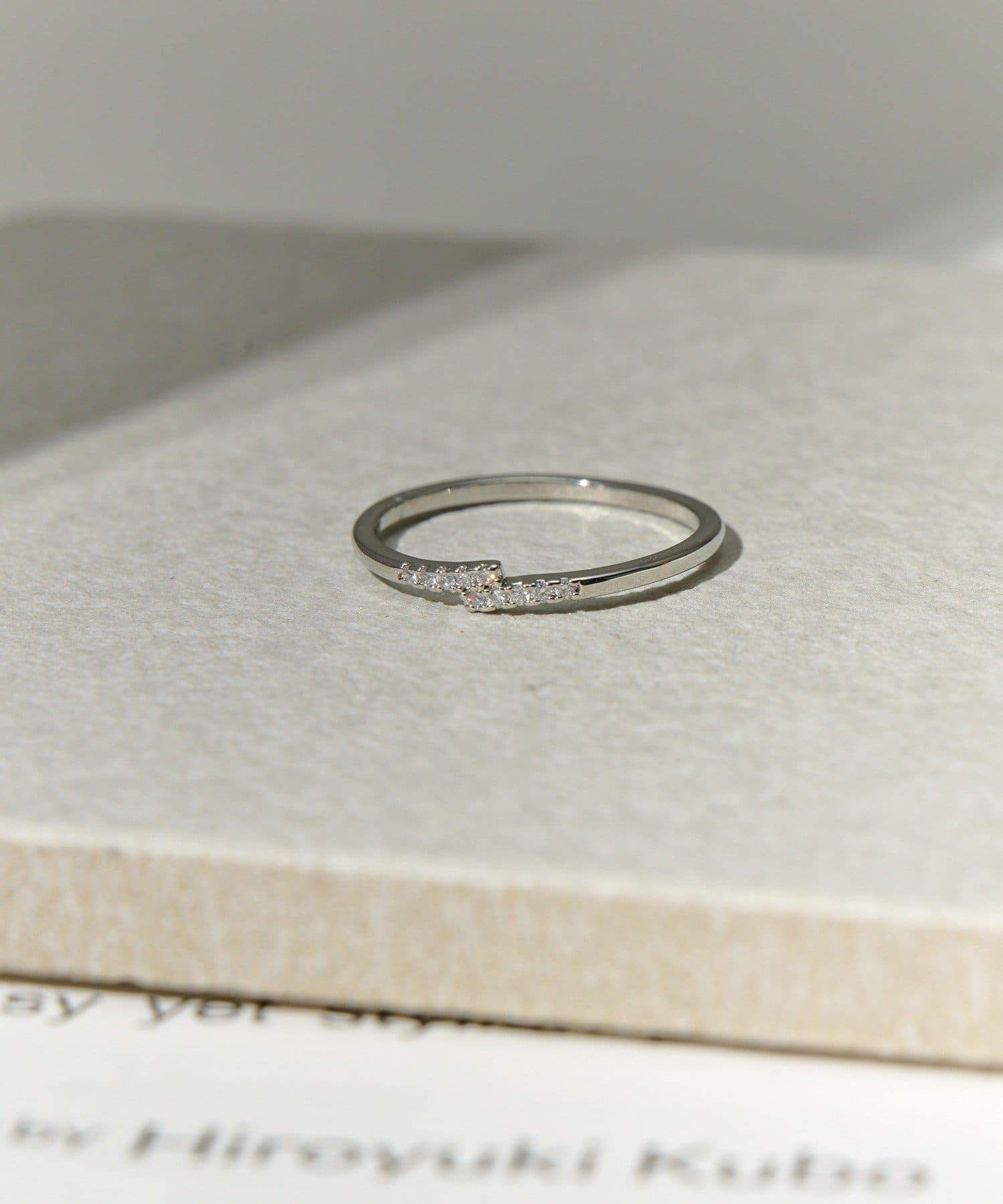 Lattice(ラティス) シンプルストーンリング