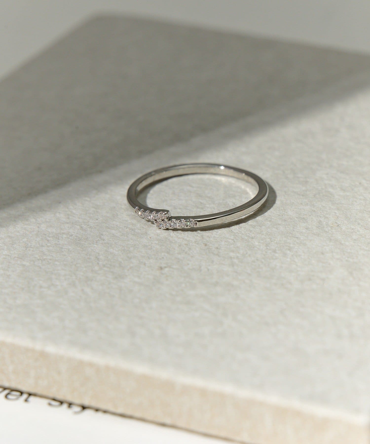 Lattice(ラティス) シンプルストーンリング