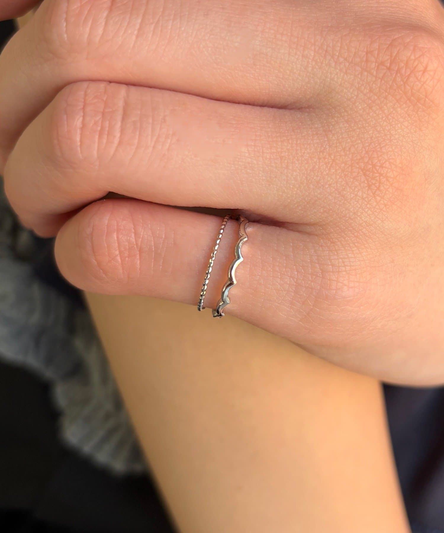 Lattice(ラティス) ニュアンスリングセット(2P）