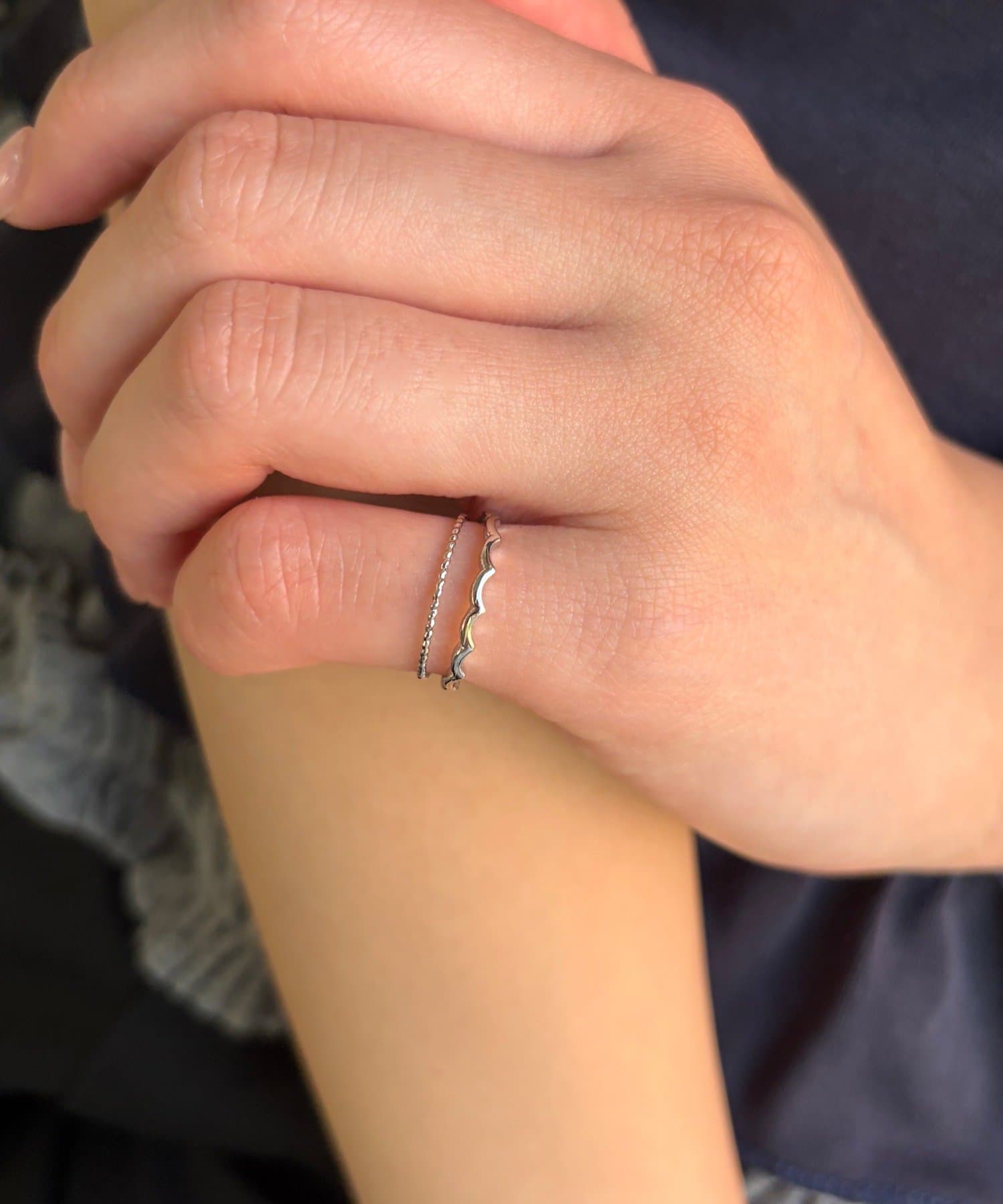 Lattice(ラティス) ニュアンスリングセット(2P）