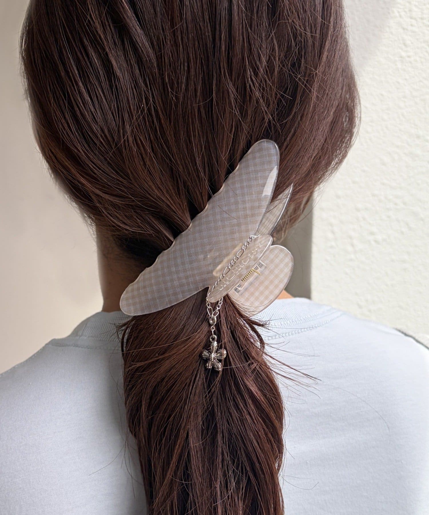 Lattice(ラティス) 【チャーム付き】チェッククリップ