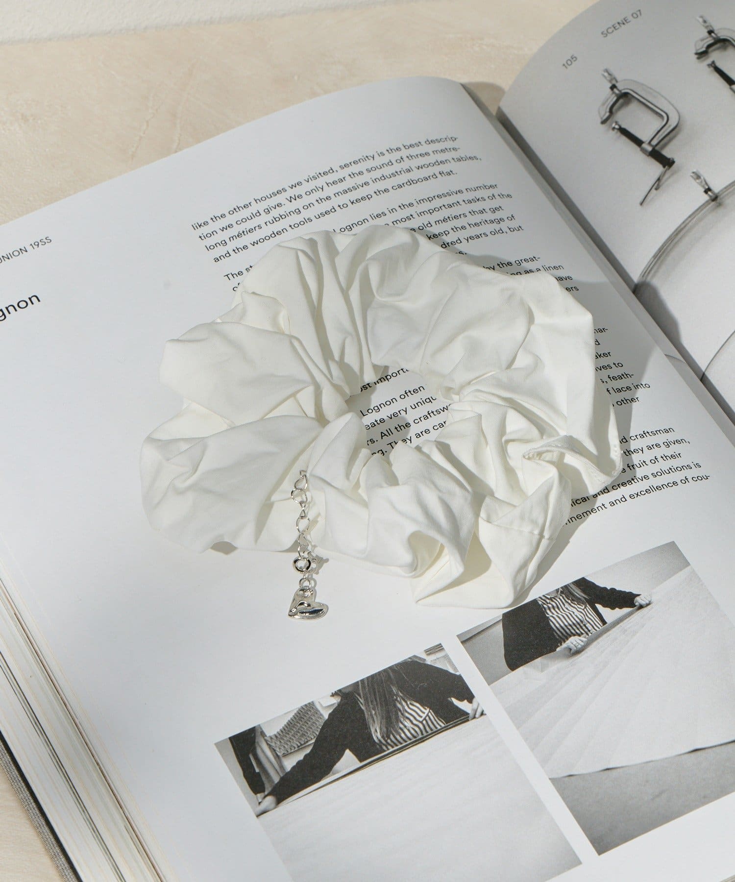 Lattice(ラティス) 【チャーム付き】ナイロンシュシュ