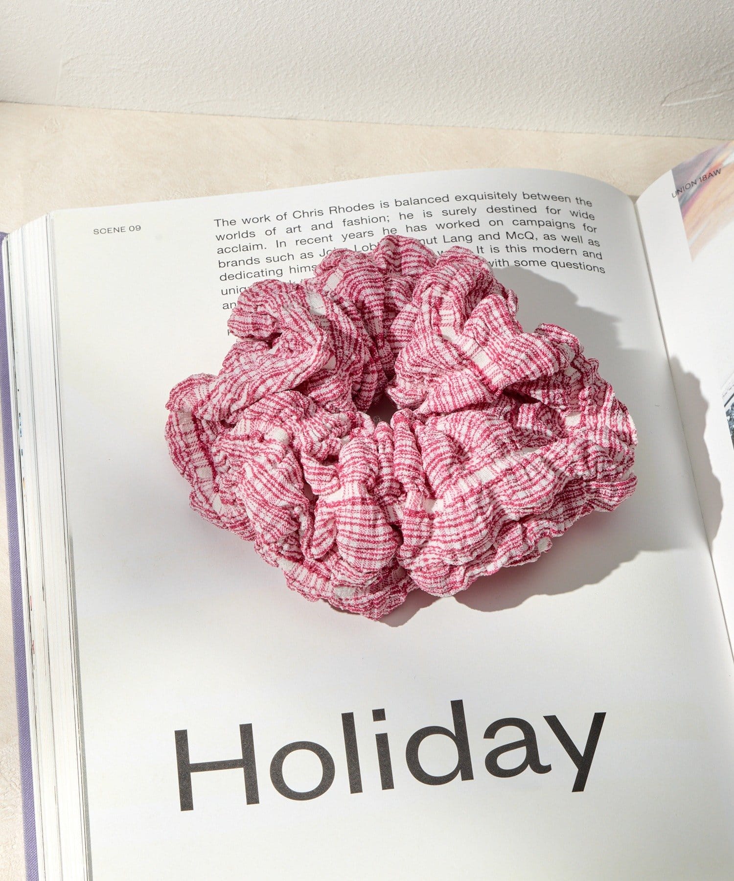 Lattice(ラティス) ぽこぽこチェックシュシュ