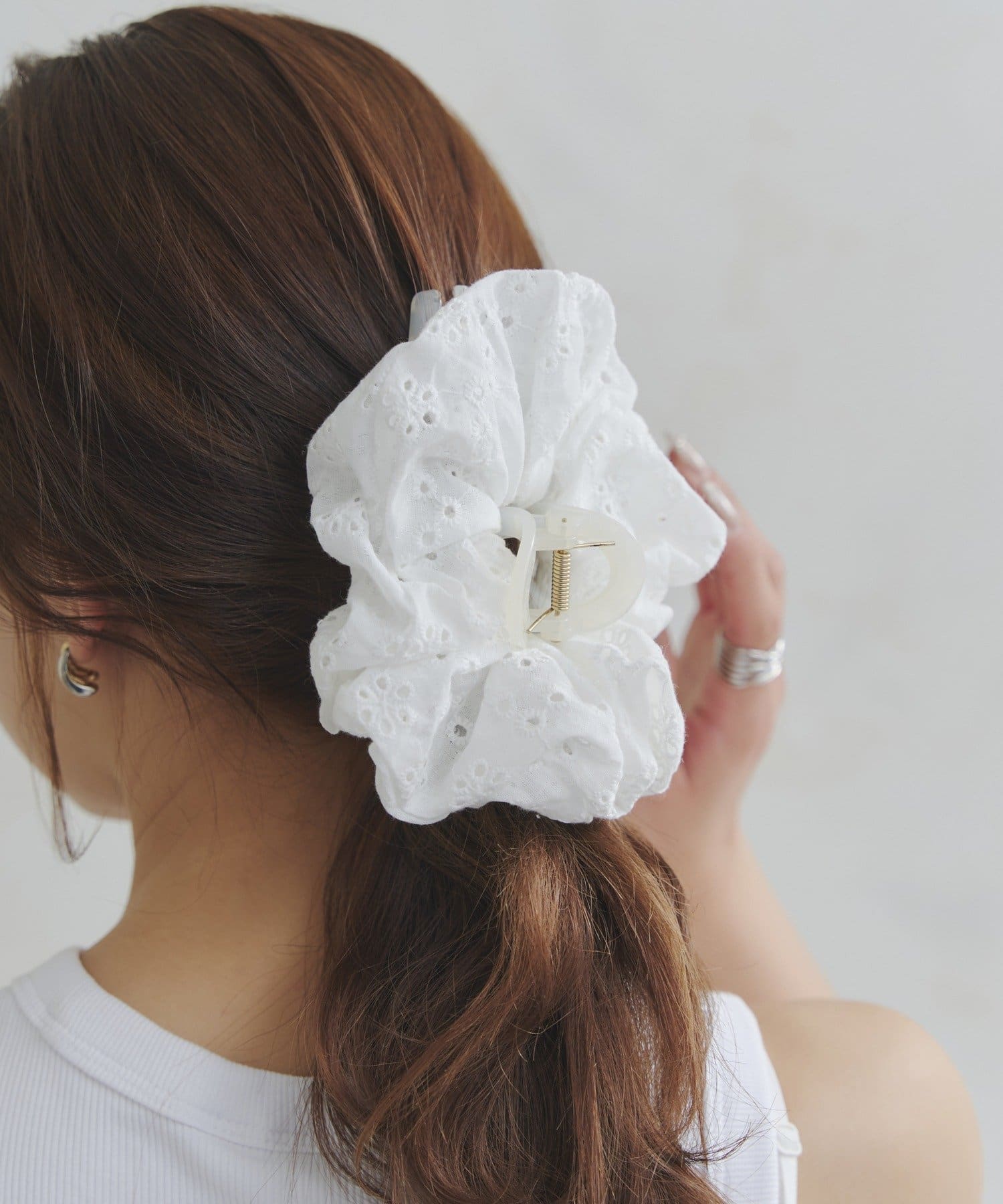 Lattice(ラティス) 【別々でも使える！】シュシュ/クリップセット