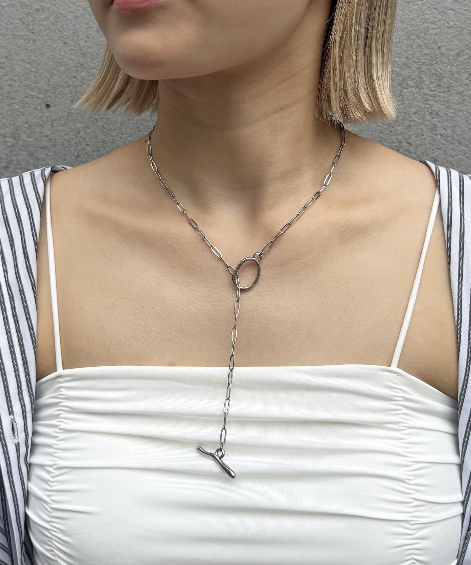 Lattice(ラティス) <ステンレス>マンテルネックレス