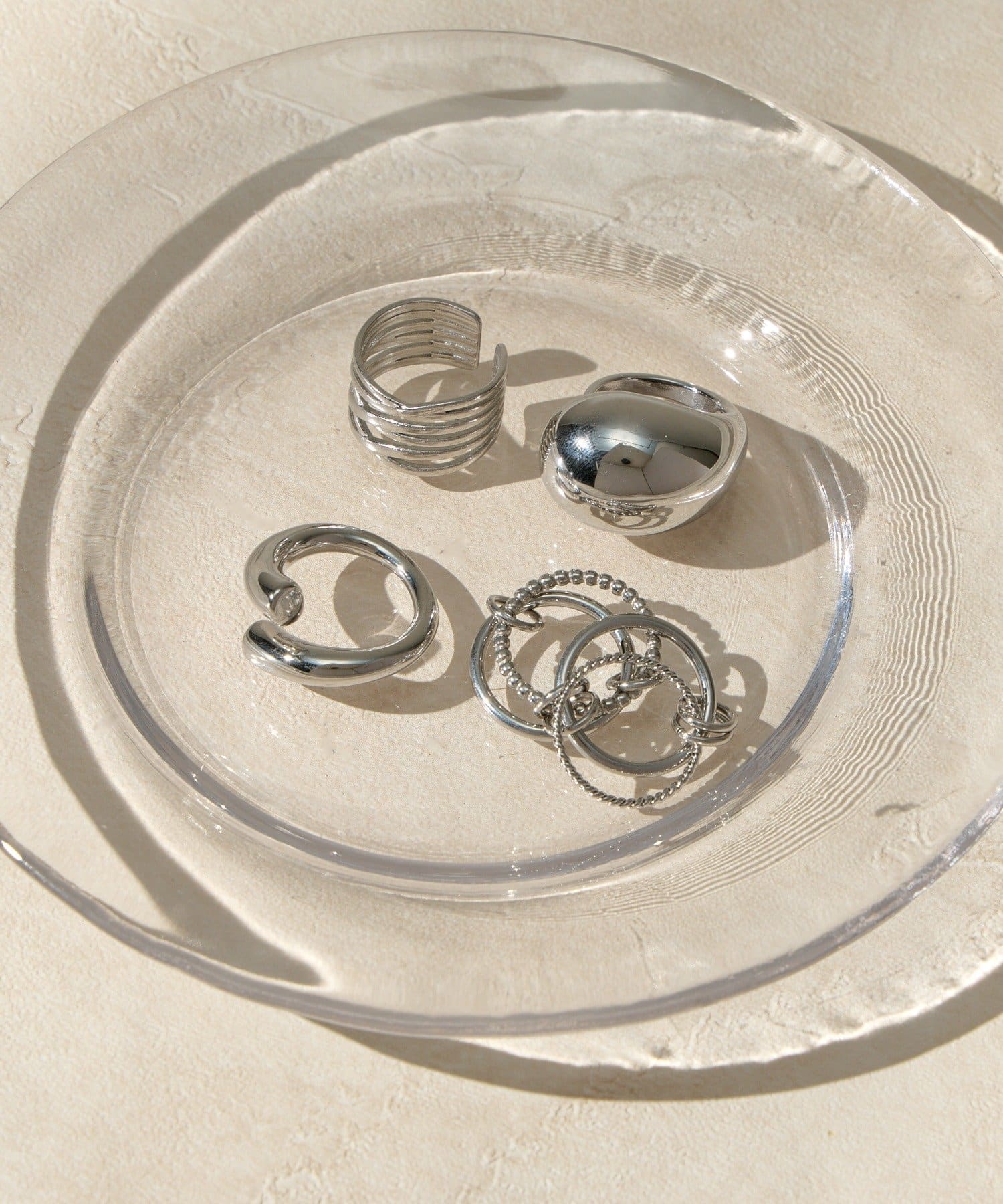 Lattice(ラティス) ＜ステンレス＞4連リング