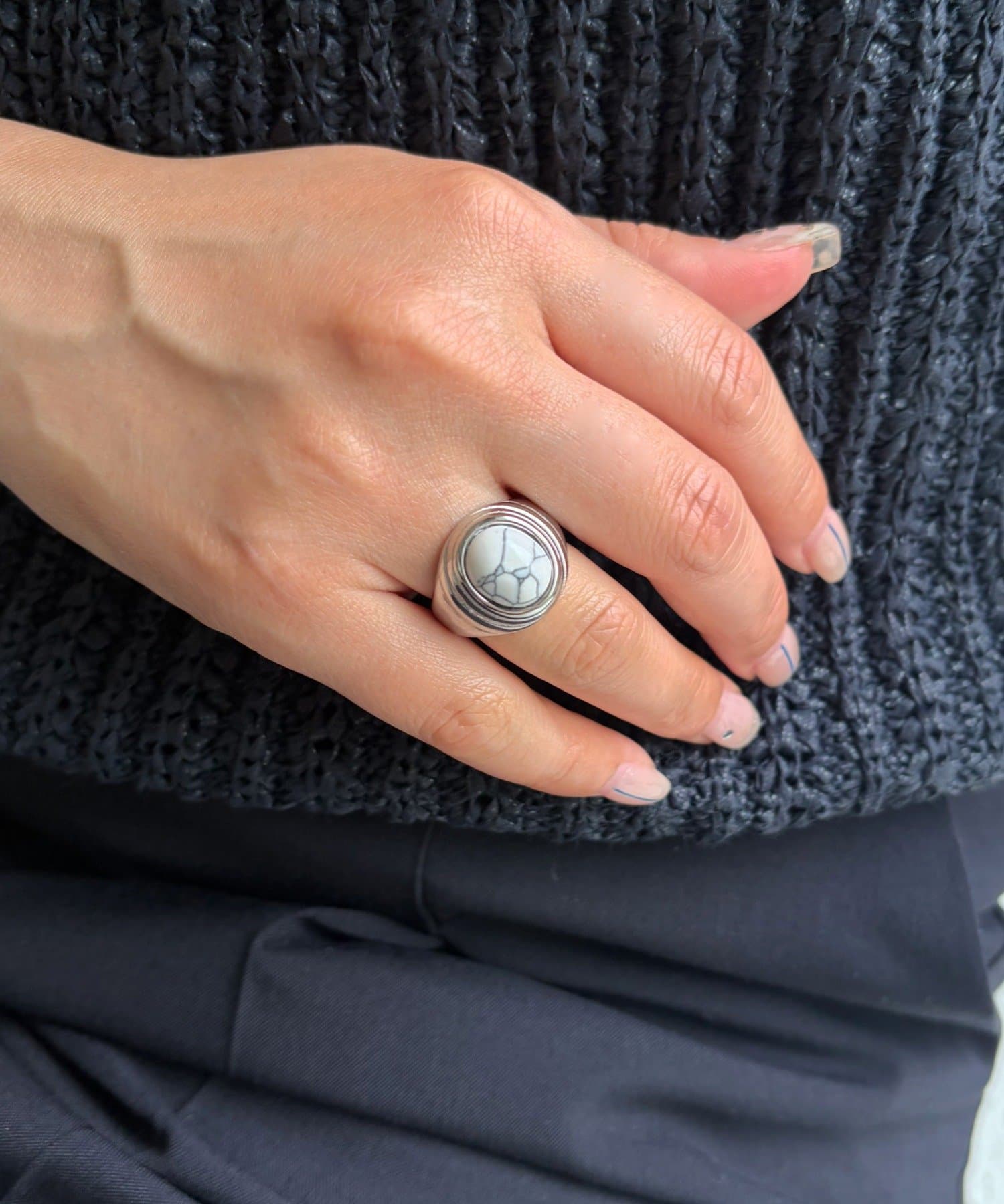 Lattice(ラティス) ＜ステンレス＞ストーンリング