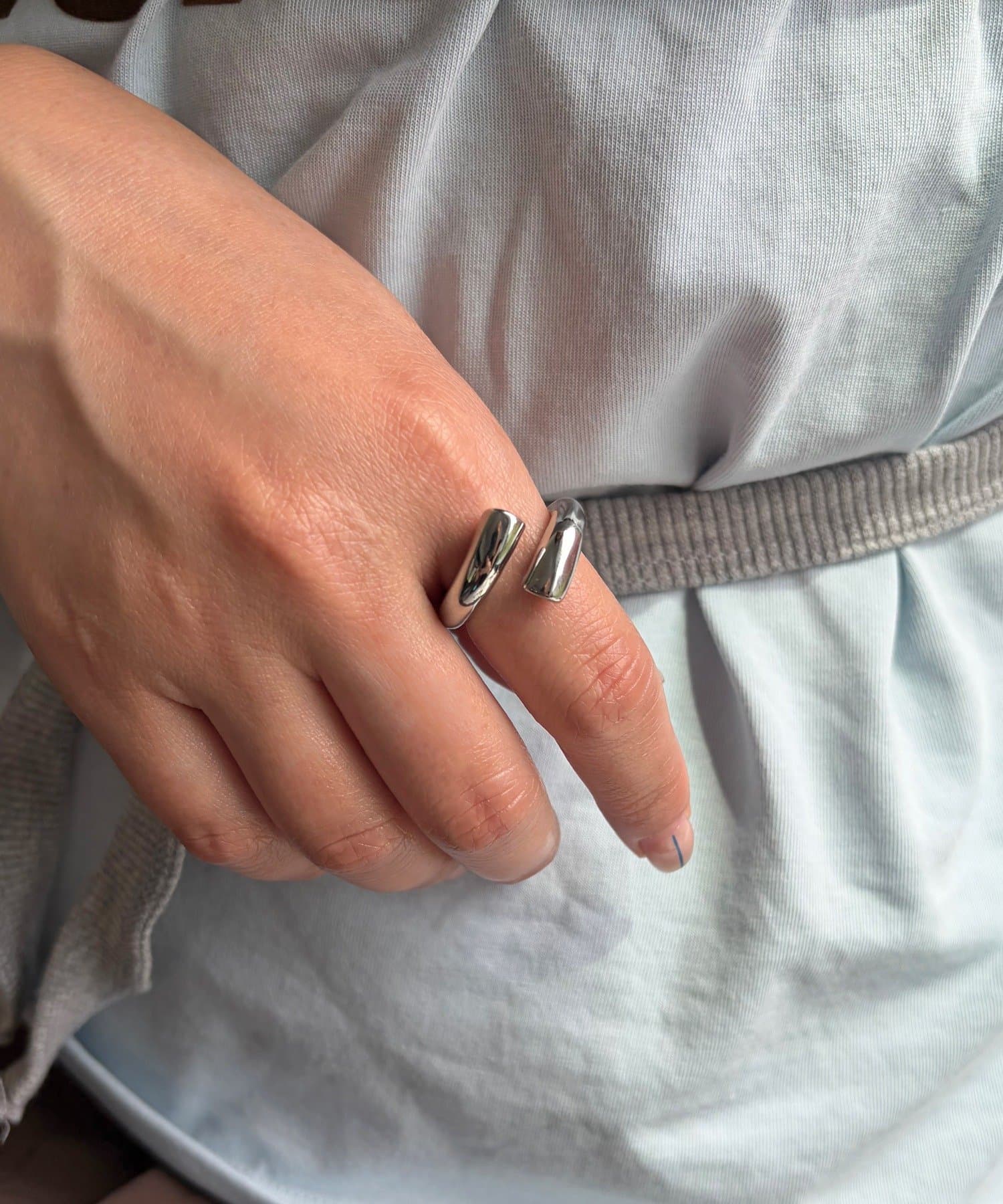 Lattice(ラティス) ＜ステンレス＞ラウンドデザインリング