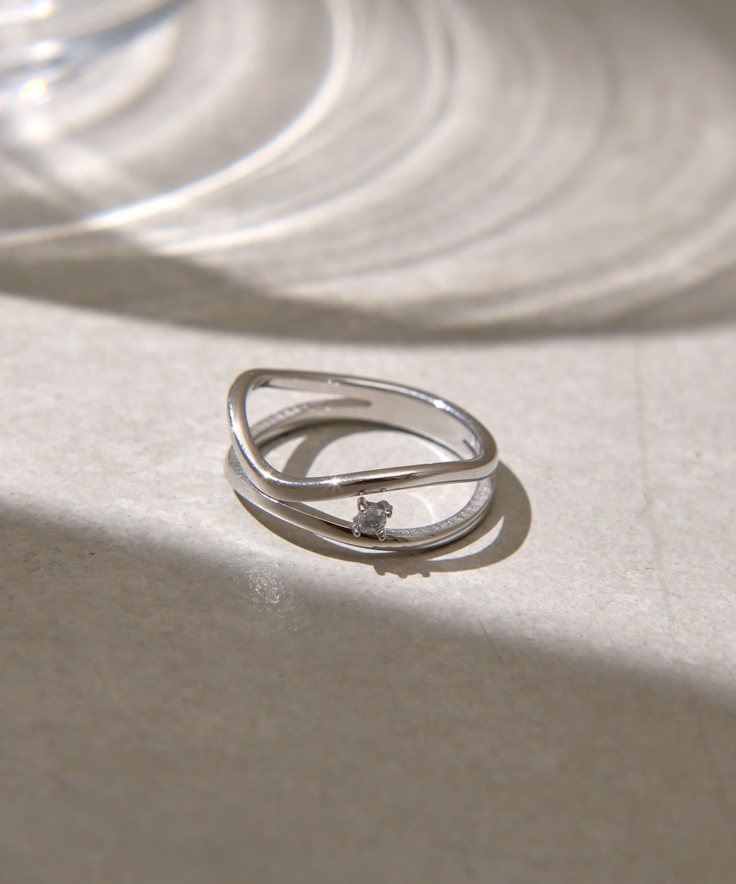 Lattice(ラティス) ＜ステンレス＞ストーンリング