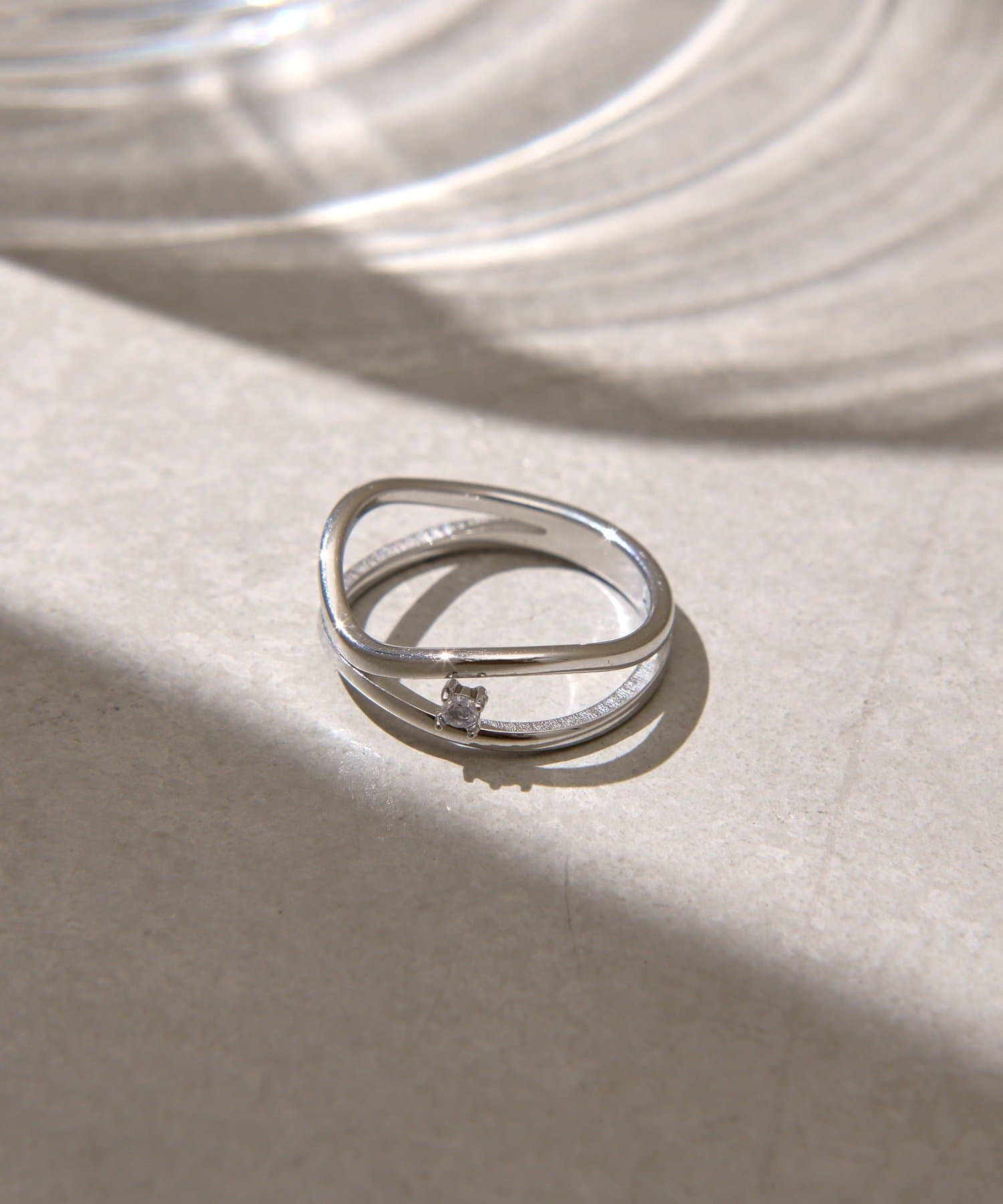 Lattice(ラティス) ＜ステンレス＞ストーンリング