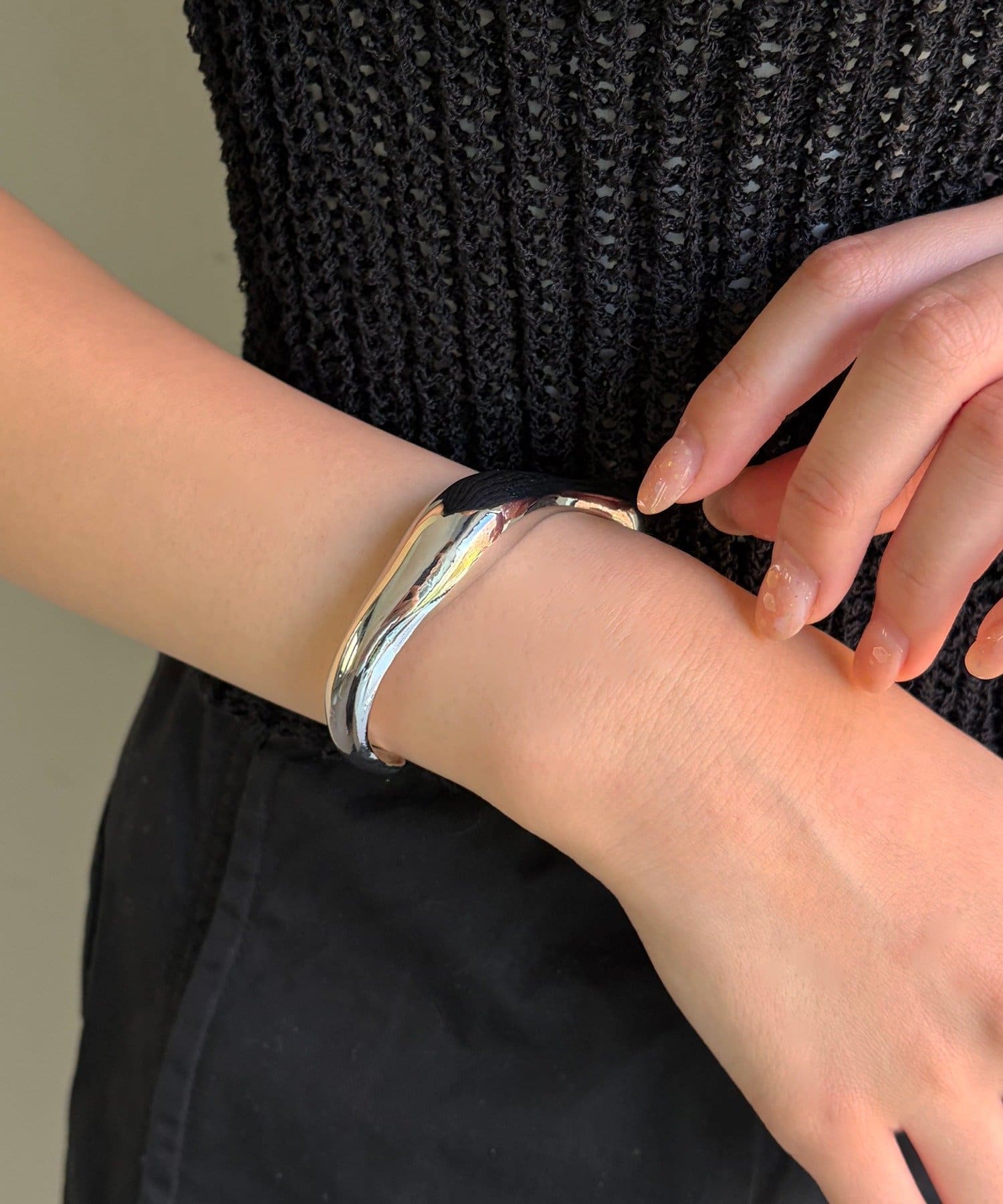 Lattice(ラティス) シンプルメタルバングル