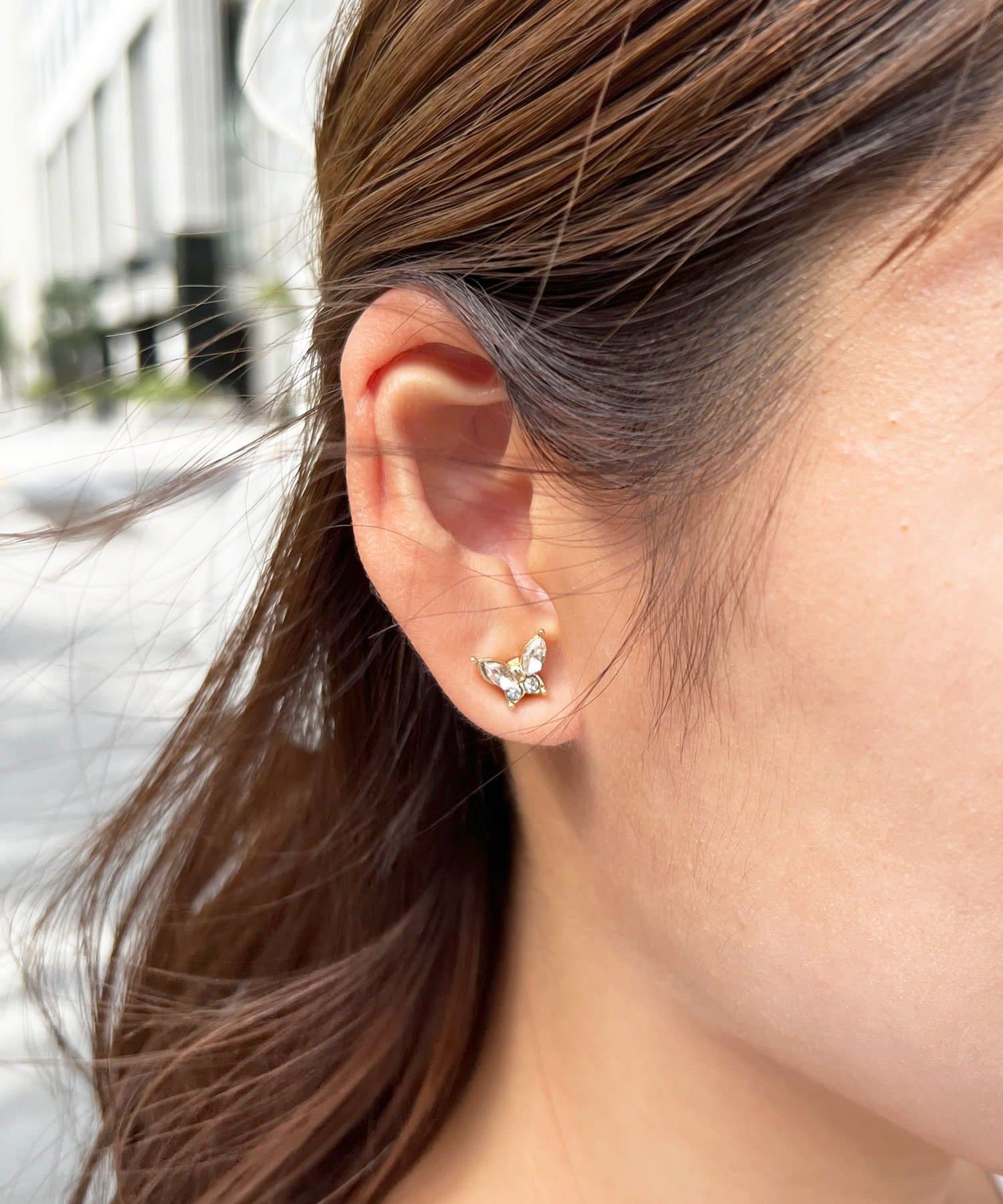 Lattice(ラティス) バタフライメタルマグネットピアス