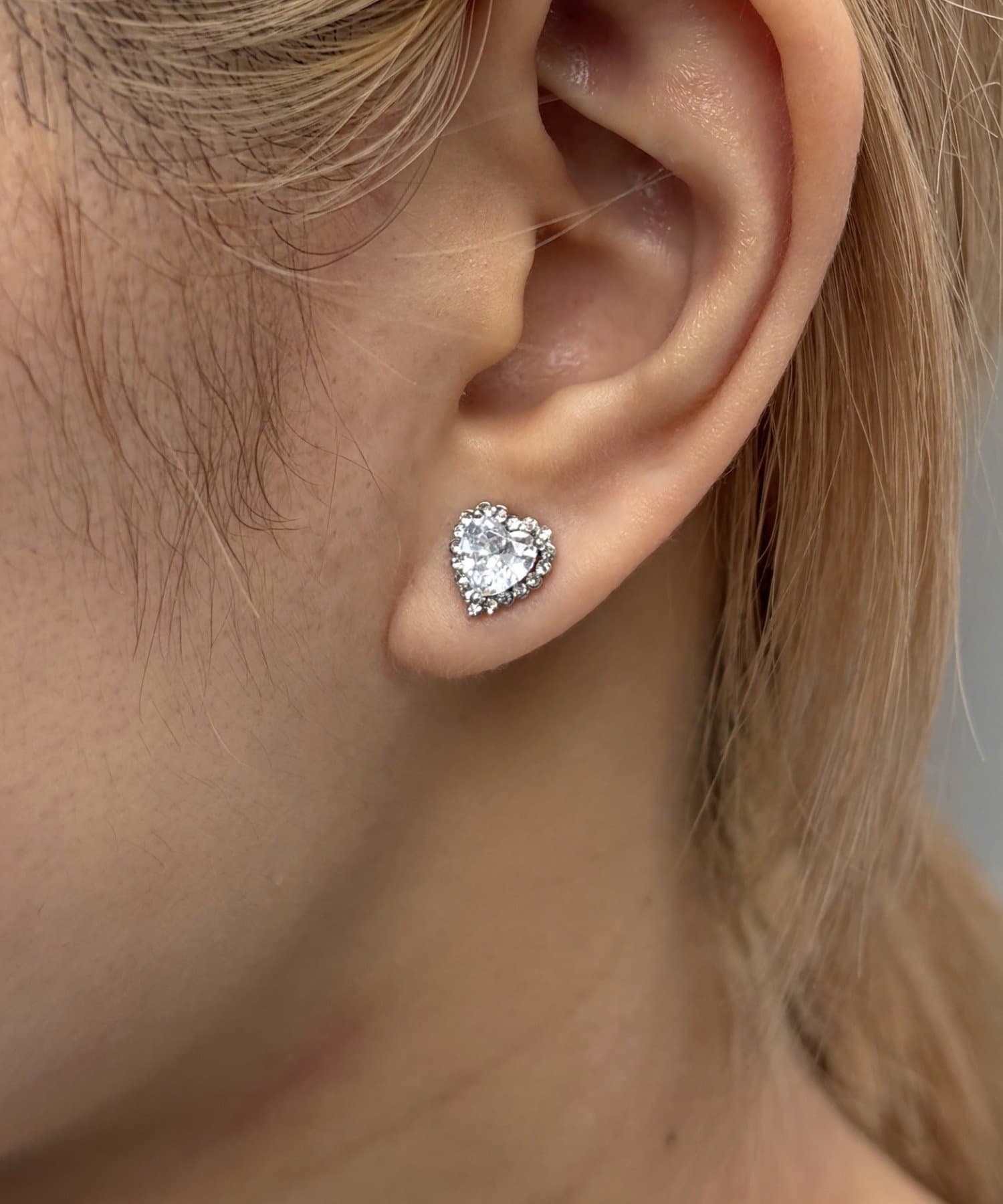 Lattice(ラティス) ハートマグネットピアス