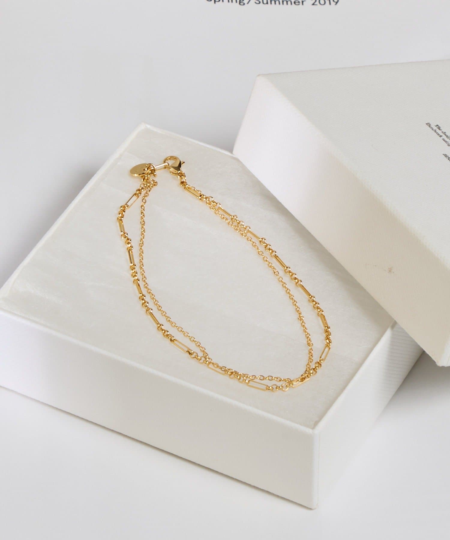 Lattice(ラティス) ＜ステンレス＞2連アンクレット