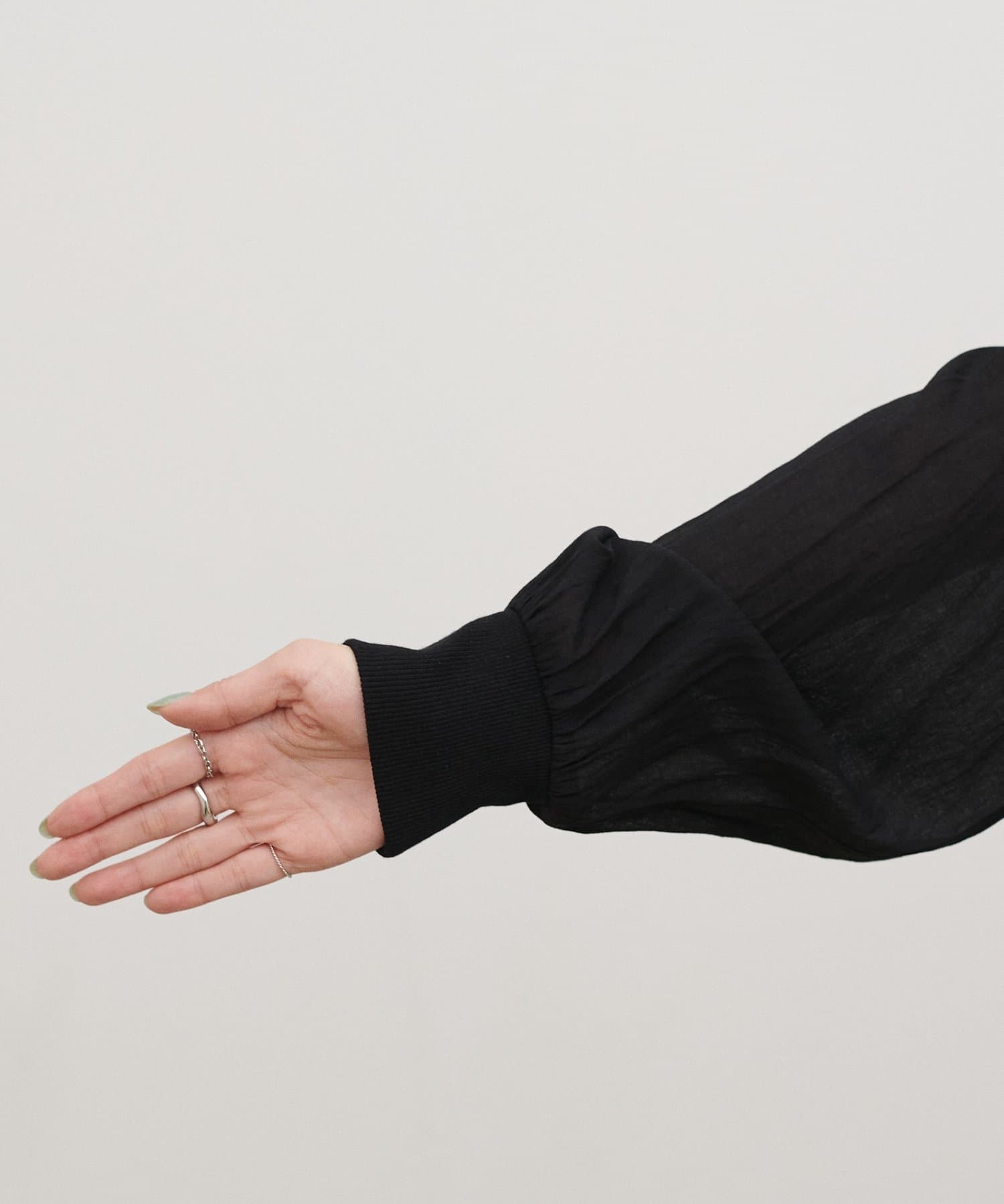 LARUTA(ラルータ) 強撚シアーシャツカーデ