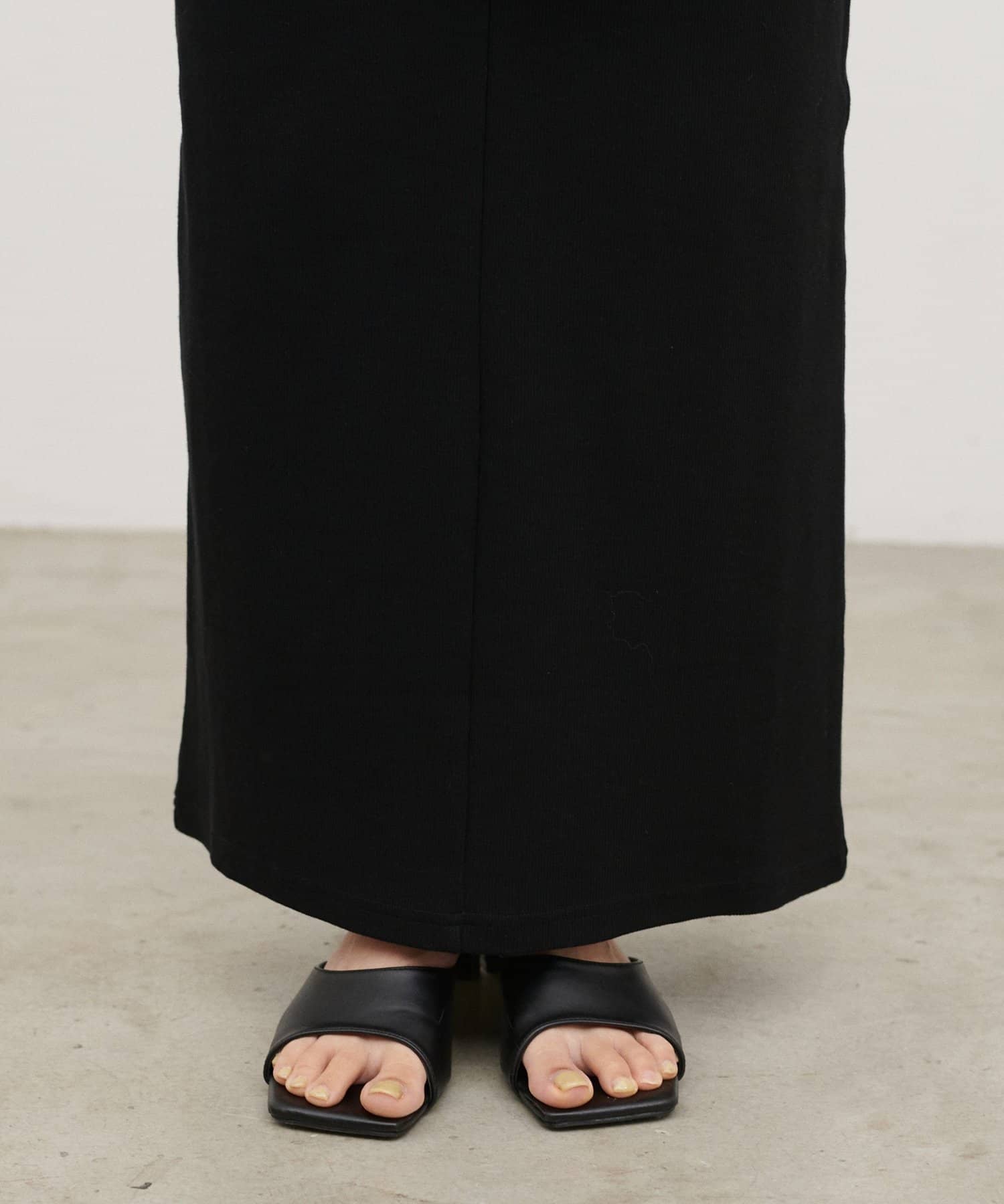 LARUTA(ラルータ) ［Web限定］カットリブ巻きスカート