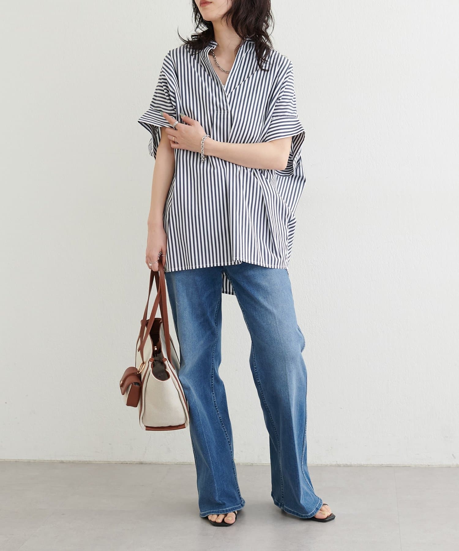 LARUTA(ラルータ) ドルマンスキッパーシャツ