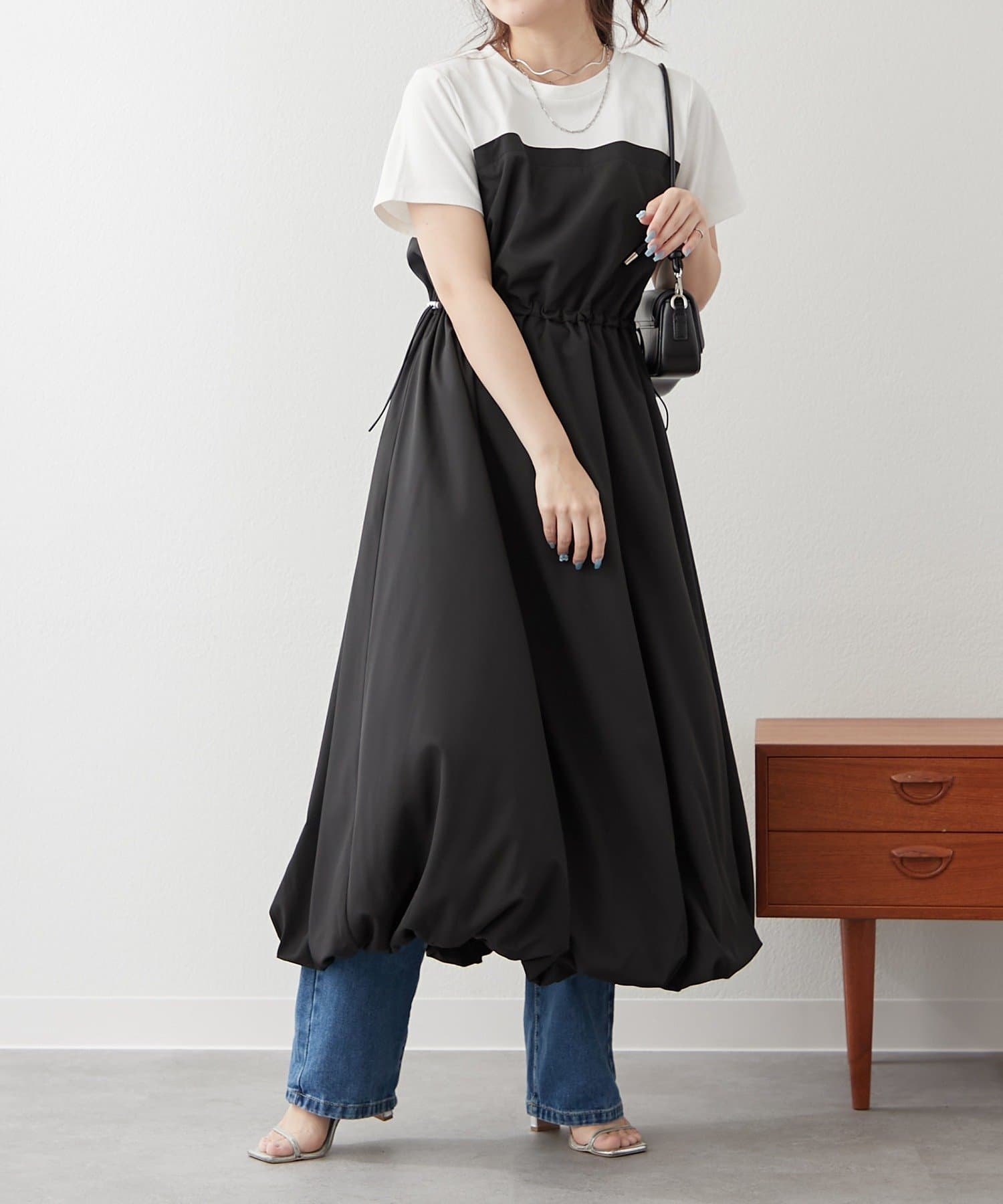 Remind me and forever(リマインドミーアンドフォーエバー) 一枚でらくちん！ドッキングバルーンワンピース